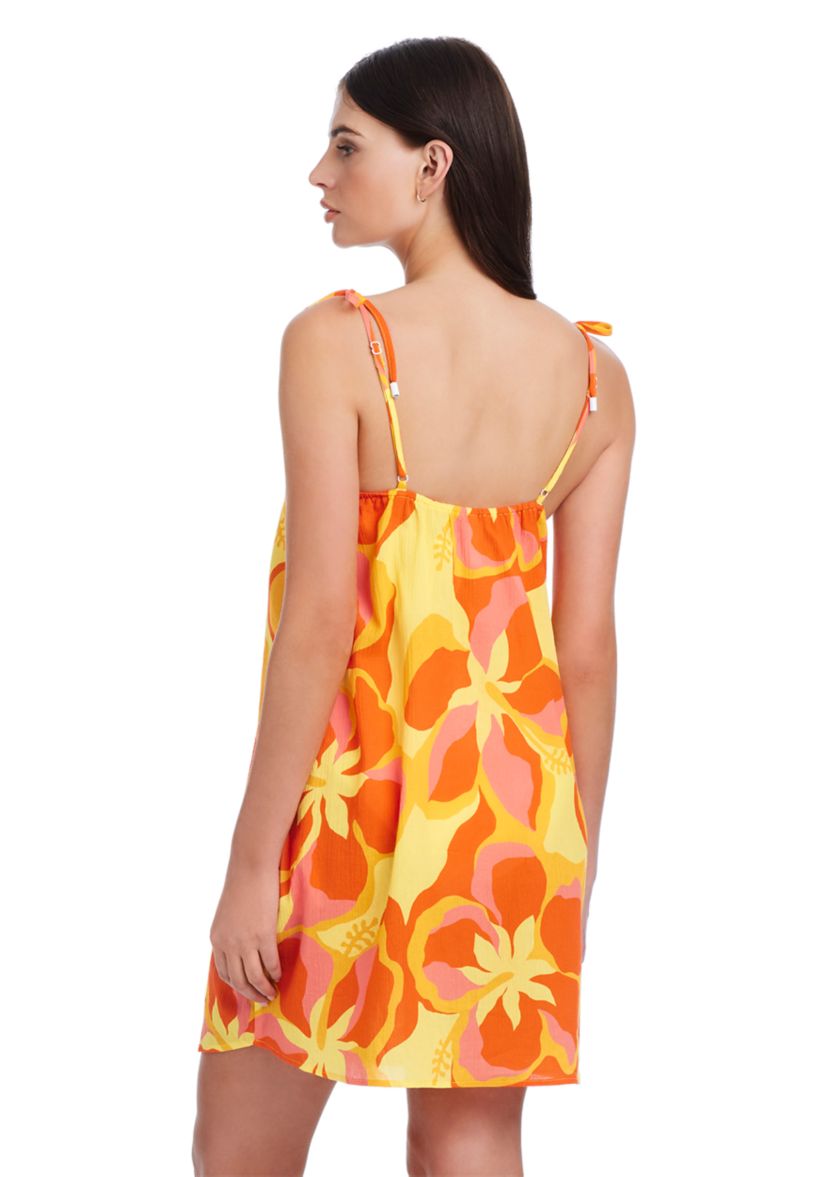 Tropic Escape Boxy Beach Dress Swim Cover Up