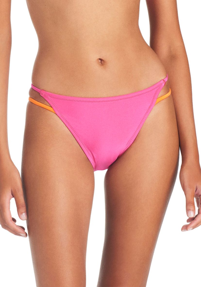Twice as Nice Strappy Hipster Swim Bottoms