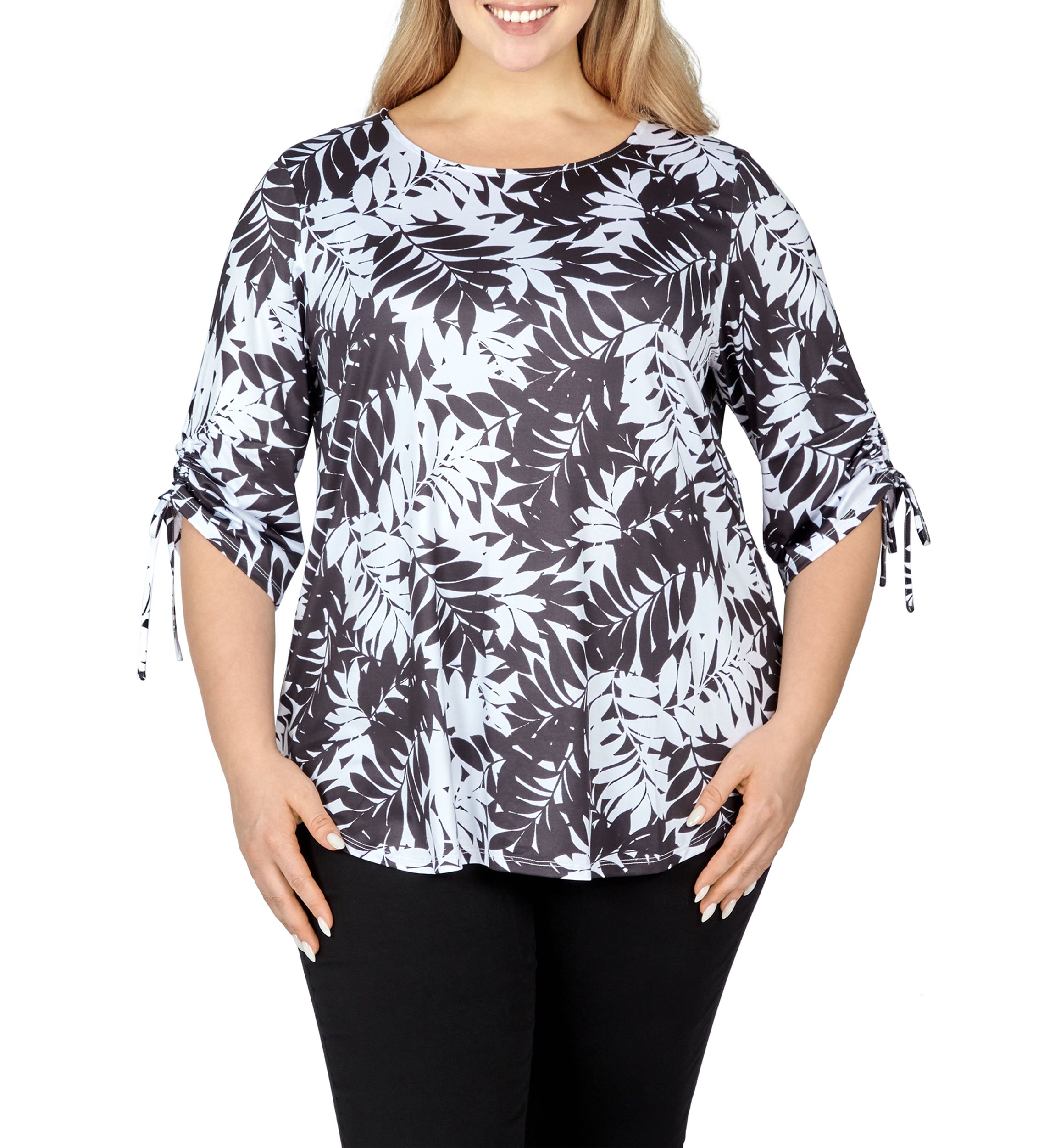 Casual Tie Top in Cool & Casual Palm