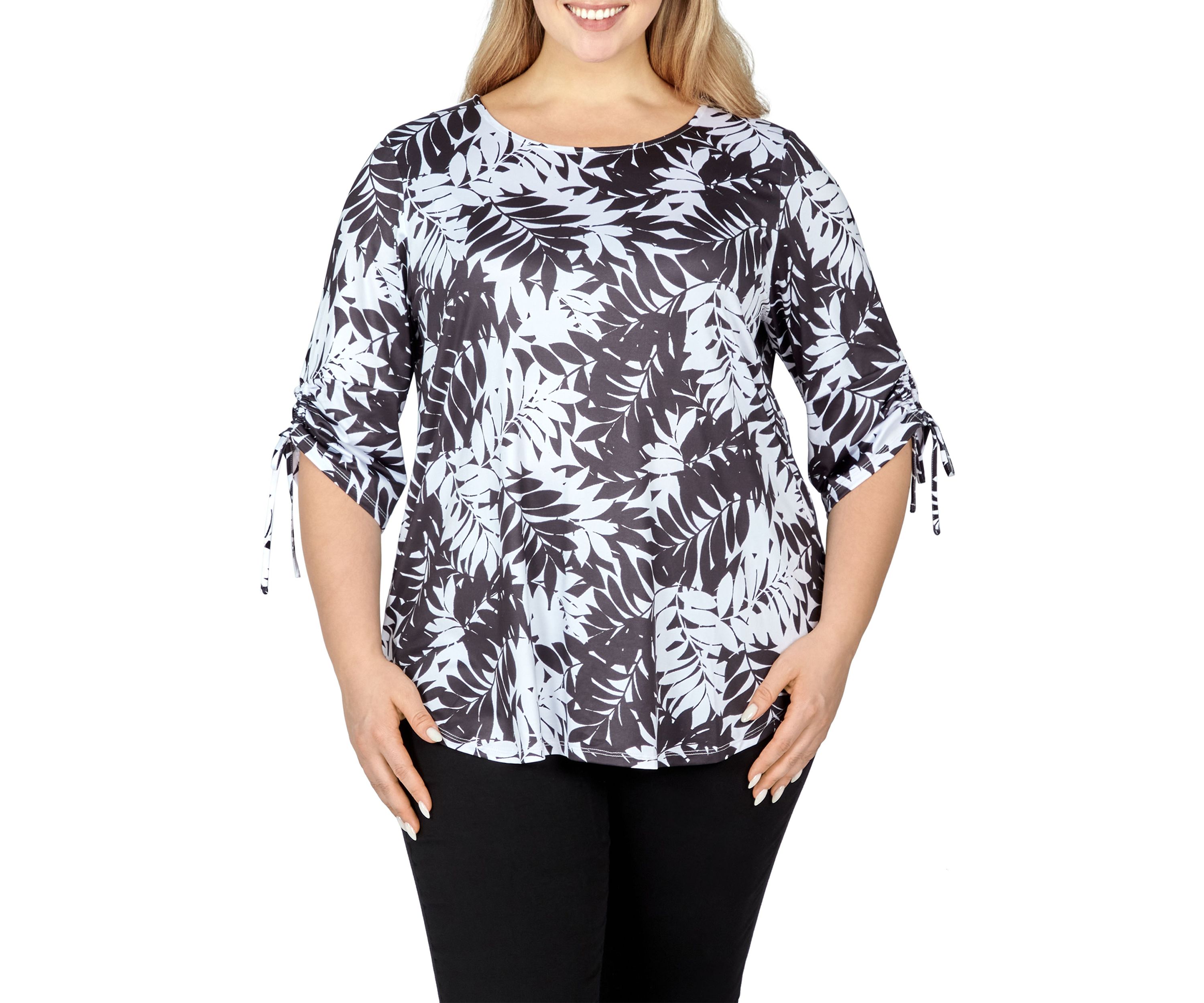 Casual Tie Top in Cool & Casual Palm