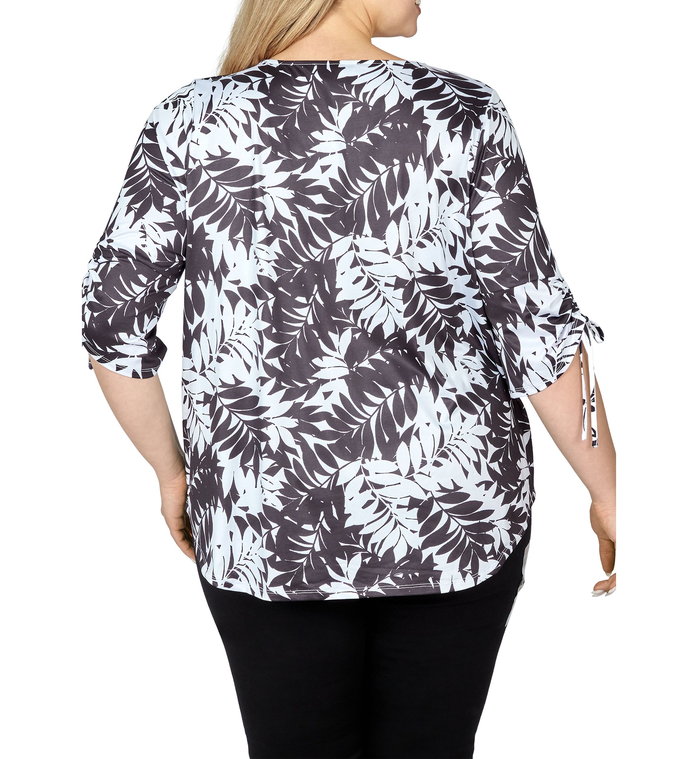 Casual Tie Top in Cool & Casual Palm