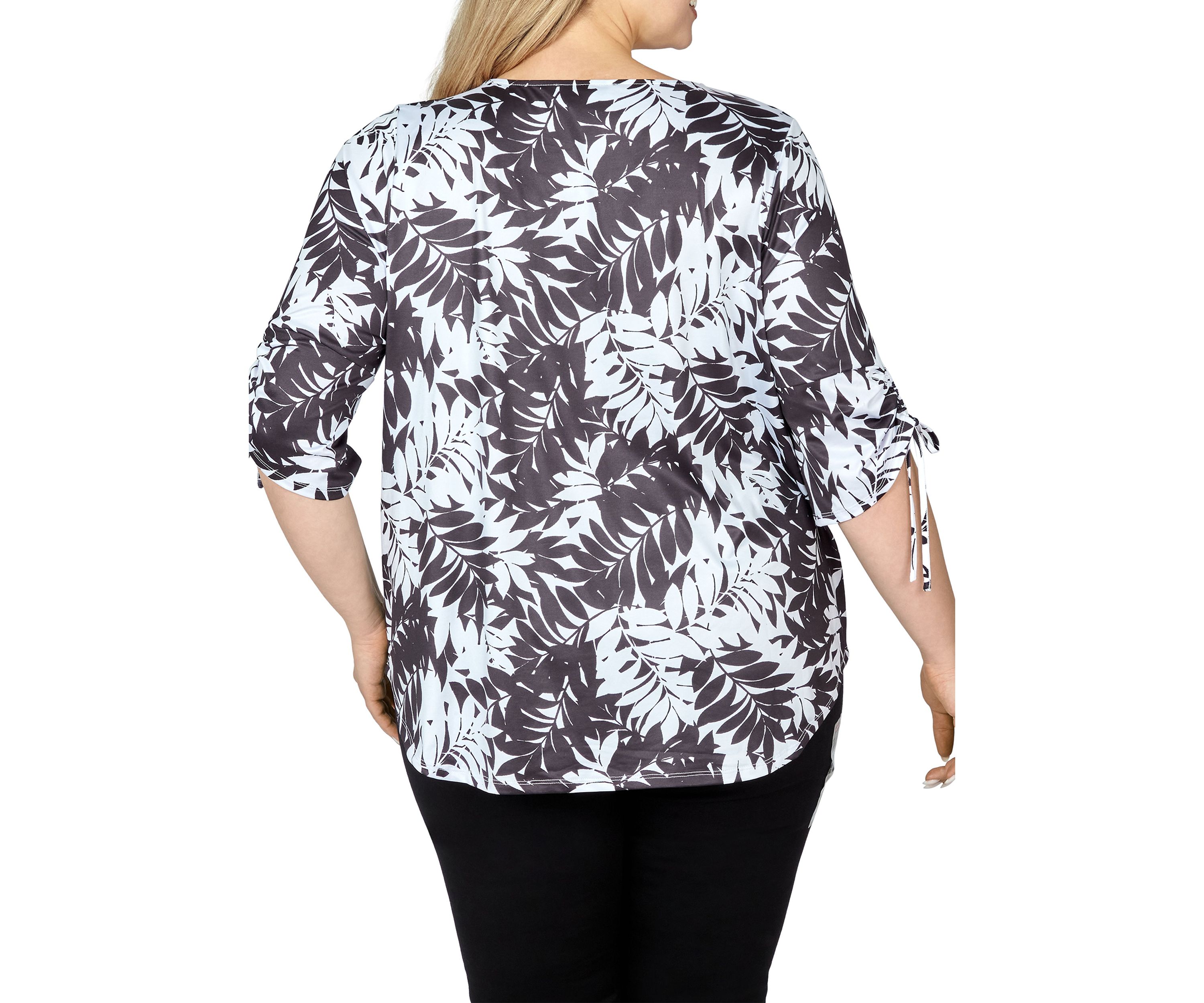 Casual Tie Top in Cool & Casual Palm