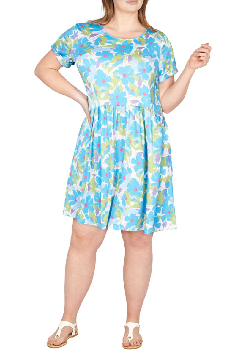 Easy Fit Dress in Whimsical Daisy