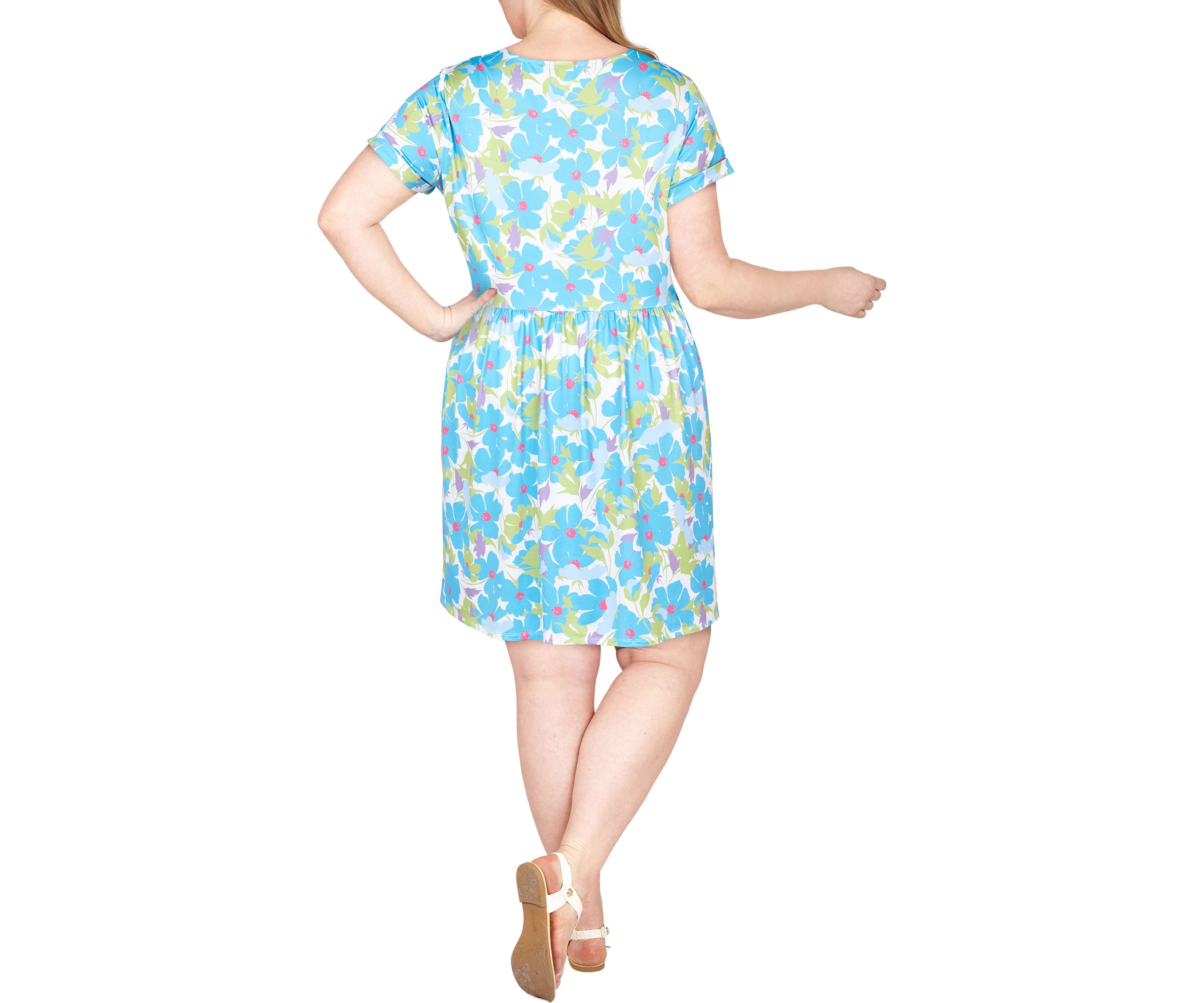 Easy Fit Dress in Whimsical Daisy