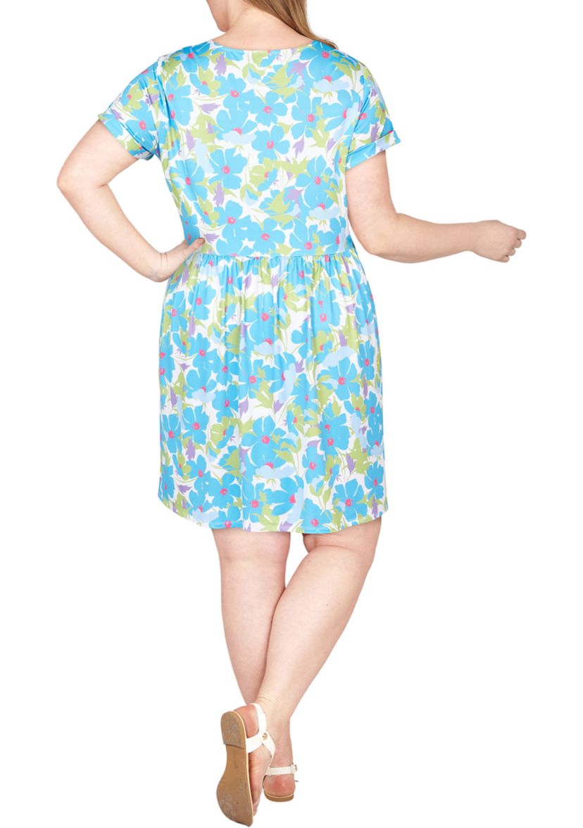 Easy Fit Dress in Whimsical Daisy