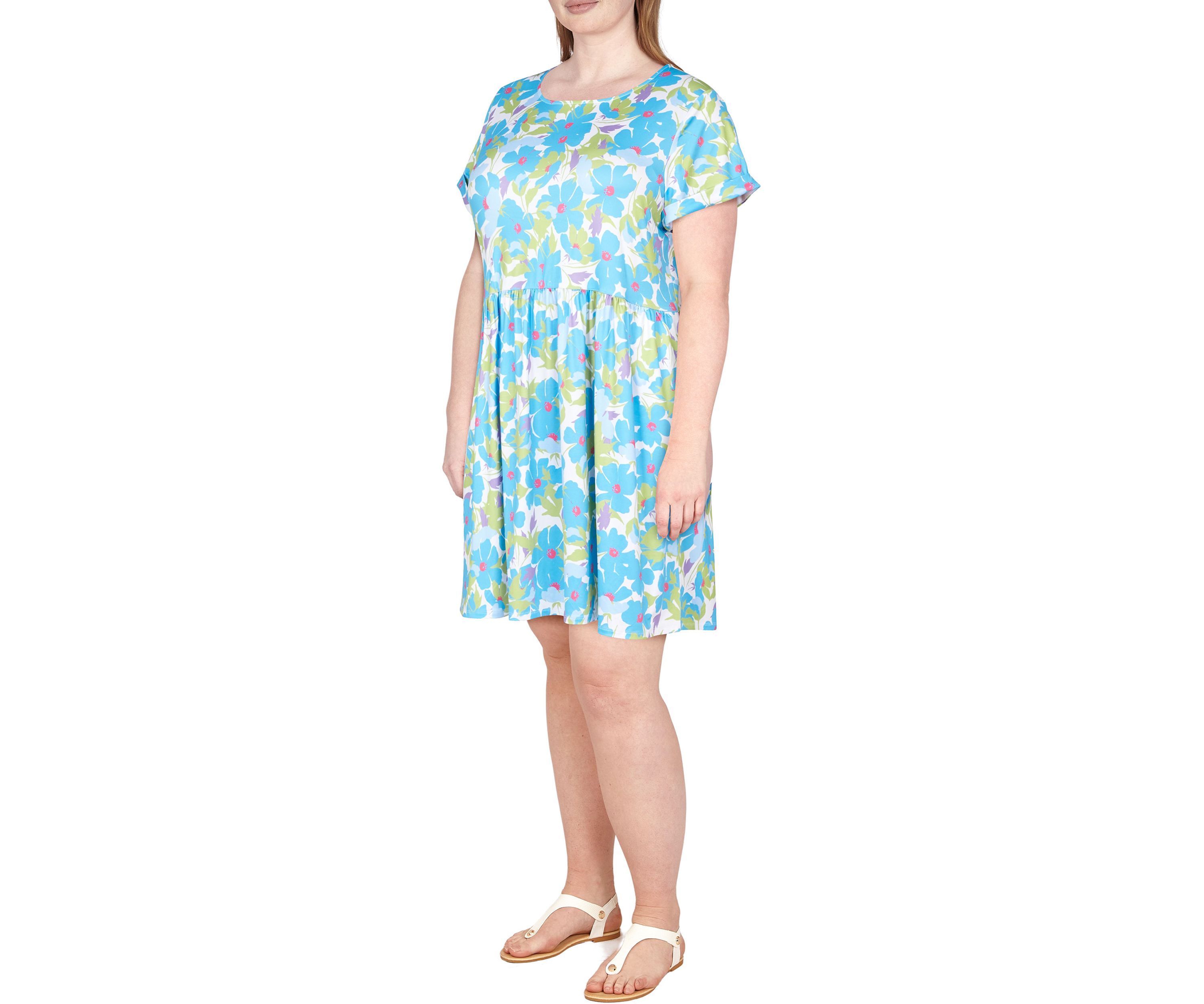 Easy Fit Dress in Whimsical Daisy