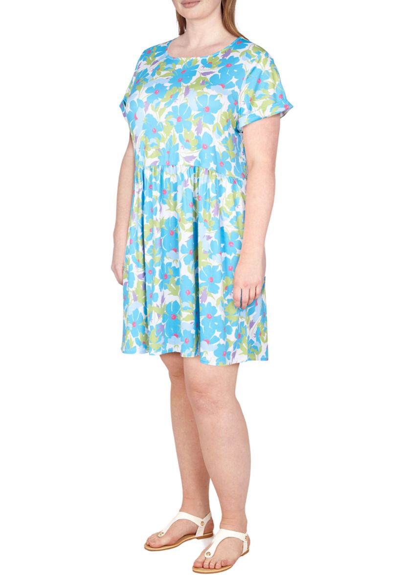 Easy Fit Dress in Whimsical Daisy