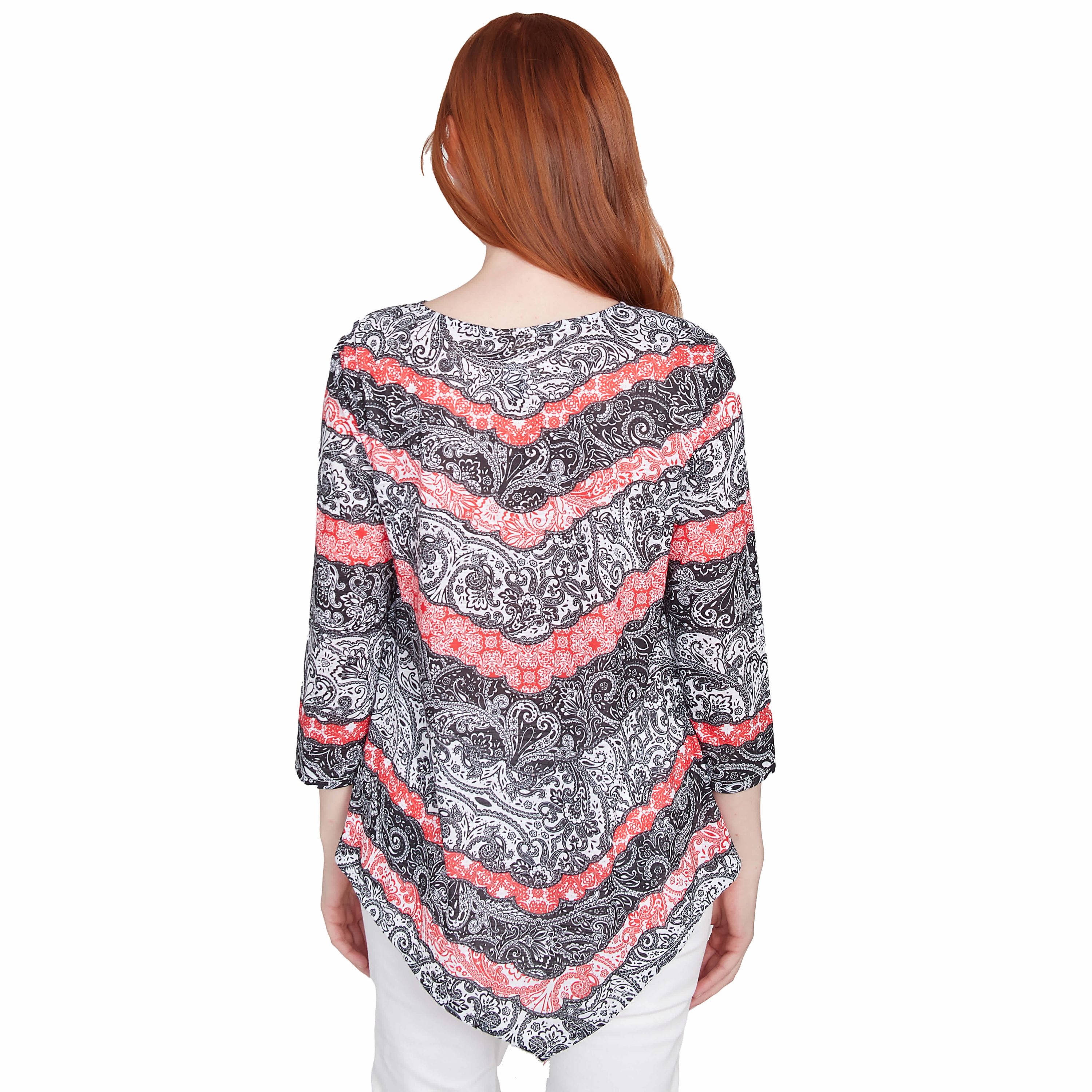 Lace Chevron Sublimation Jersey Top