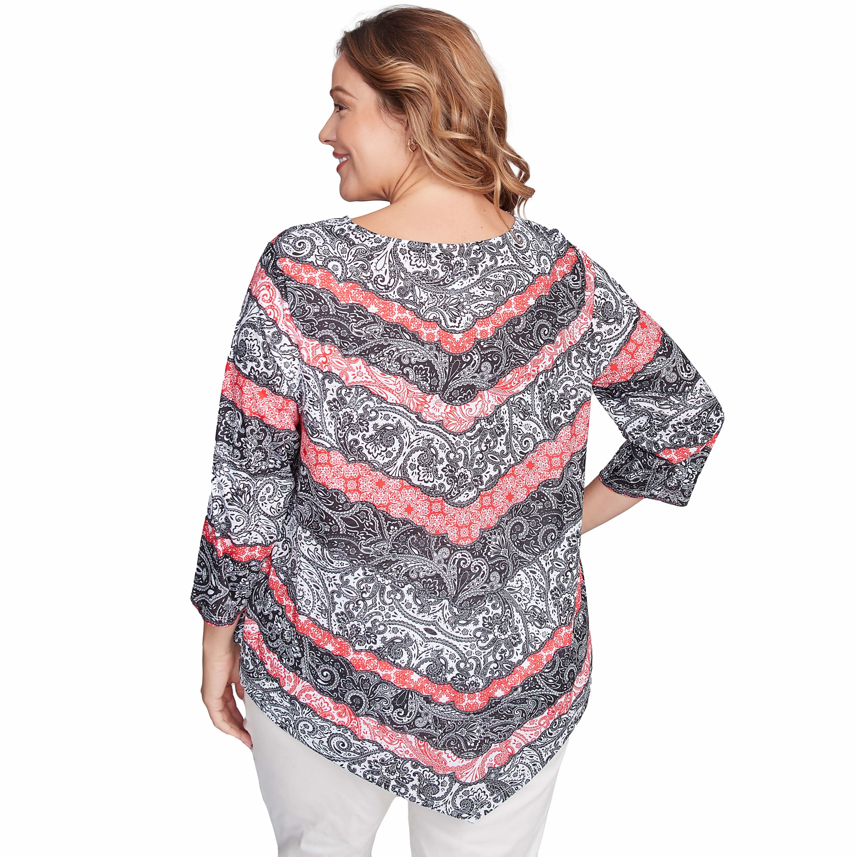 Lace Chevron Sublimation Jersey Top