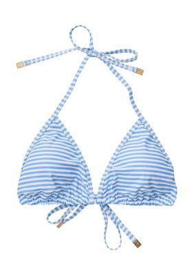 Snapper Rock Women's Sustainable Stripe Bikini Top