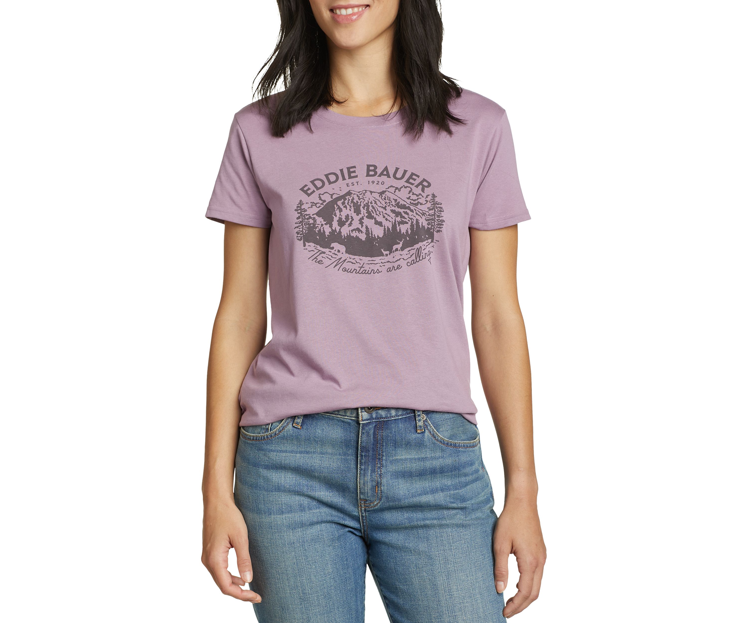Womens Short Sleeve Graphic T-Shirt 