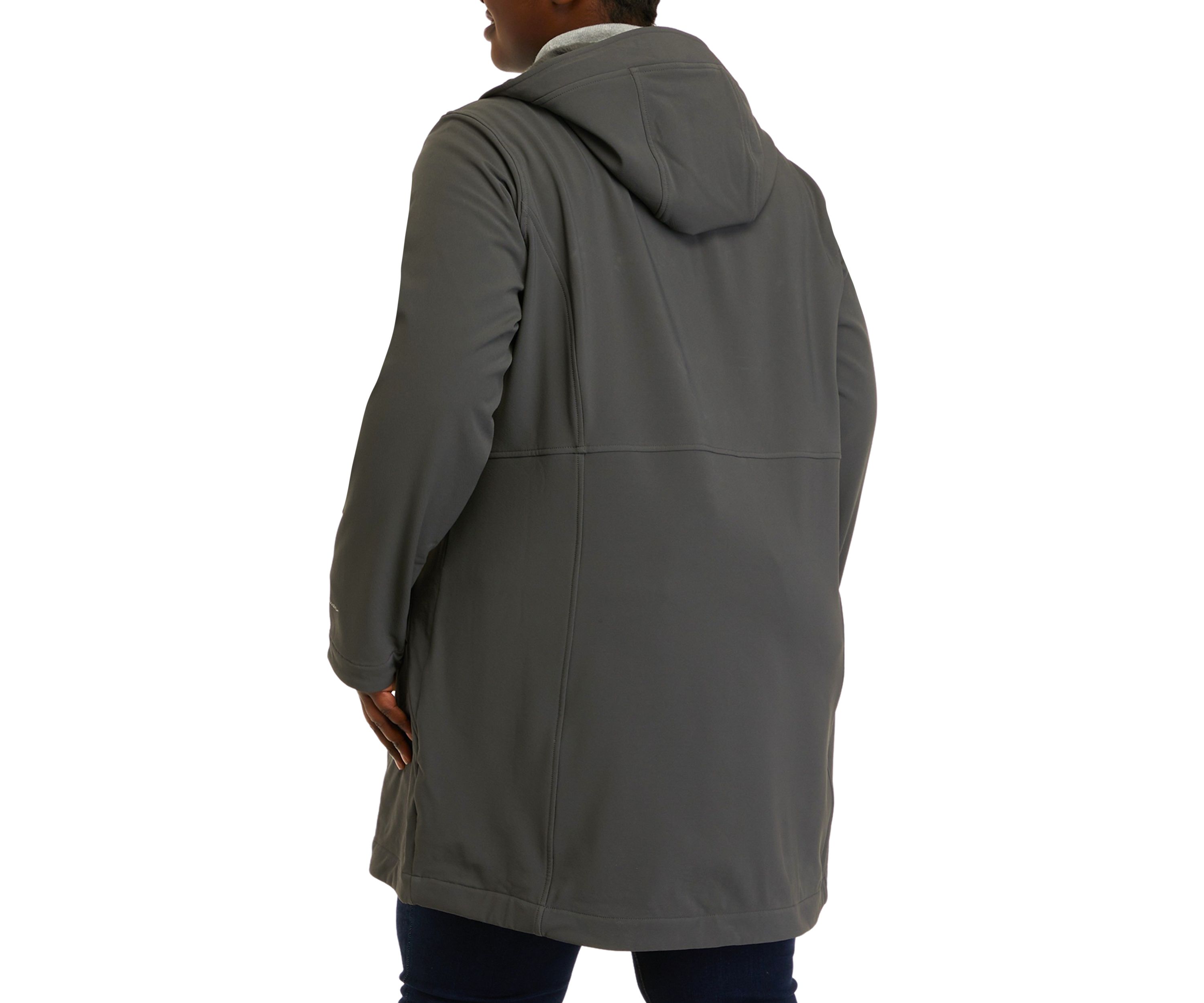 Plus Size Windfoil Thermal Trench Coat