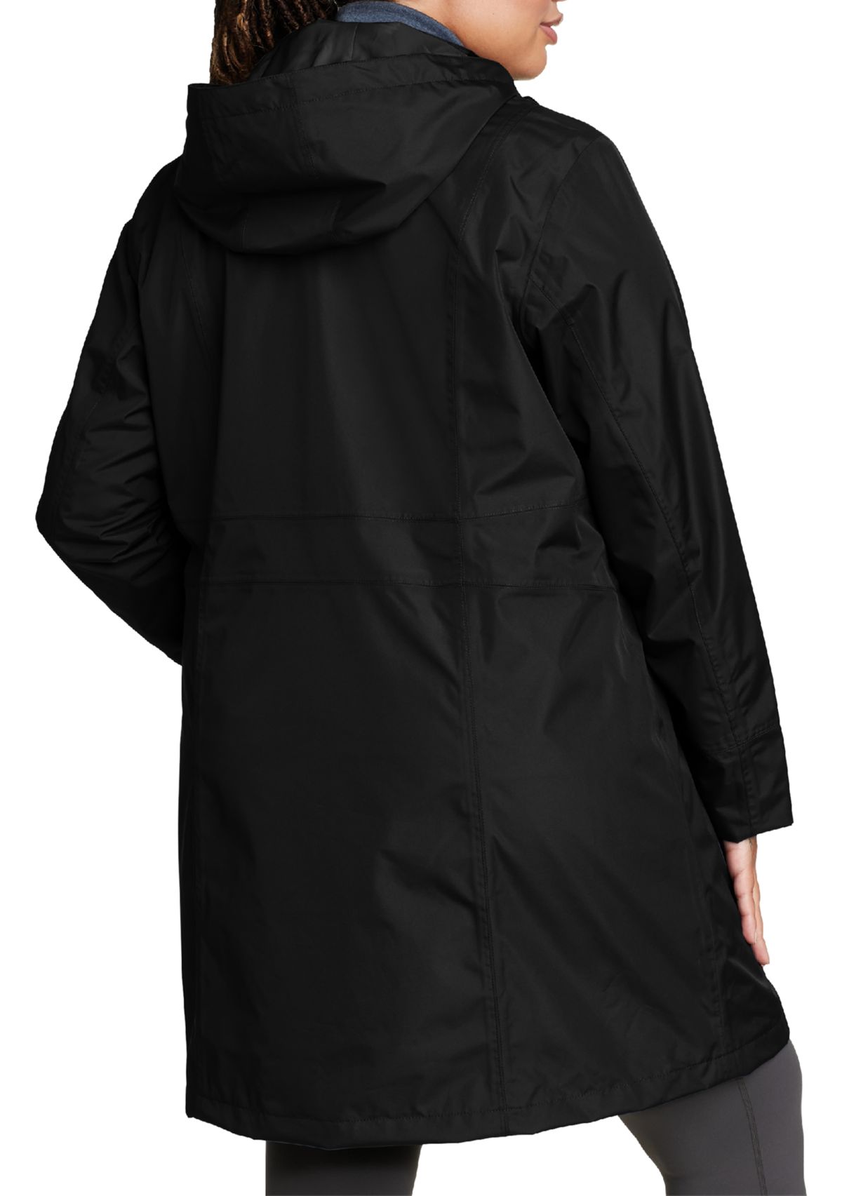 Plus Size Girl on the Go Trench Coat