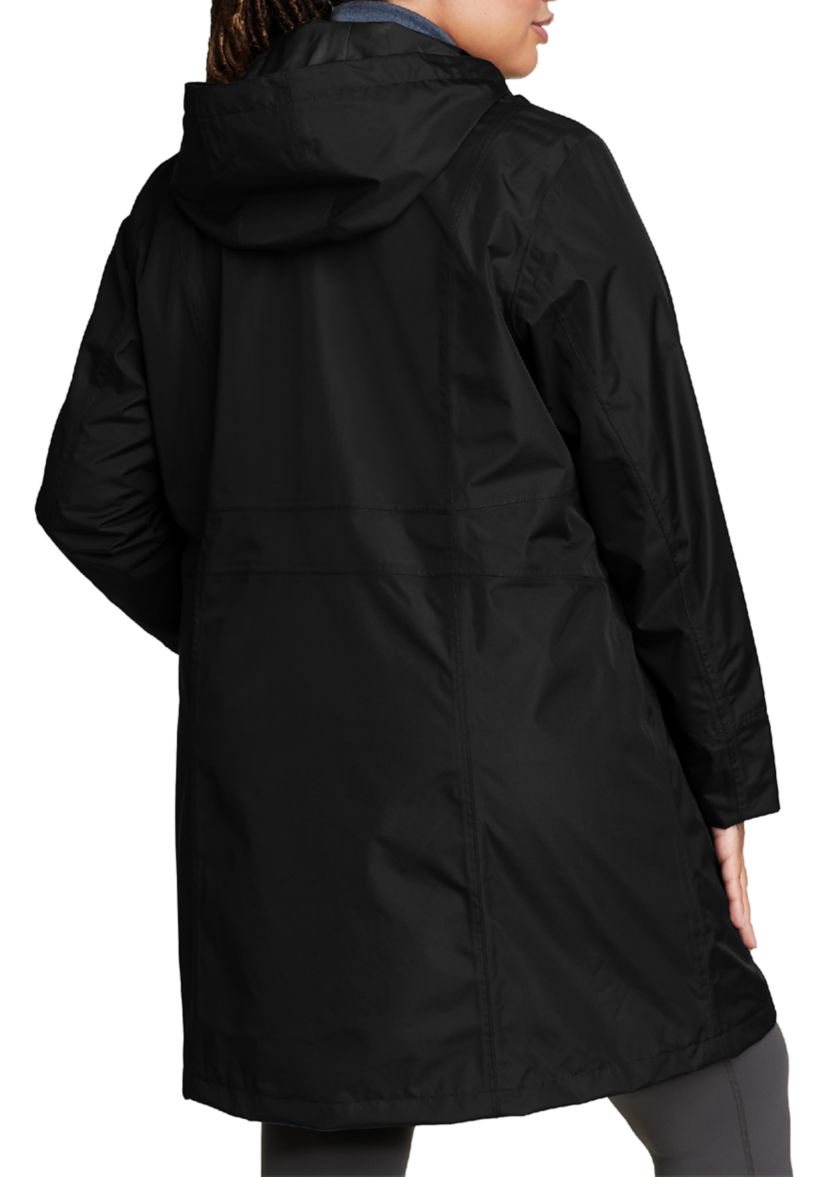 Plus Size Girl on the Go Trench Coat