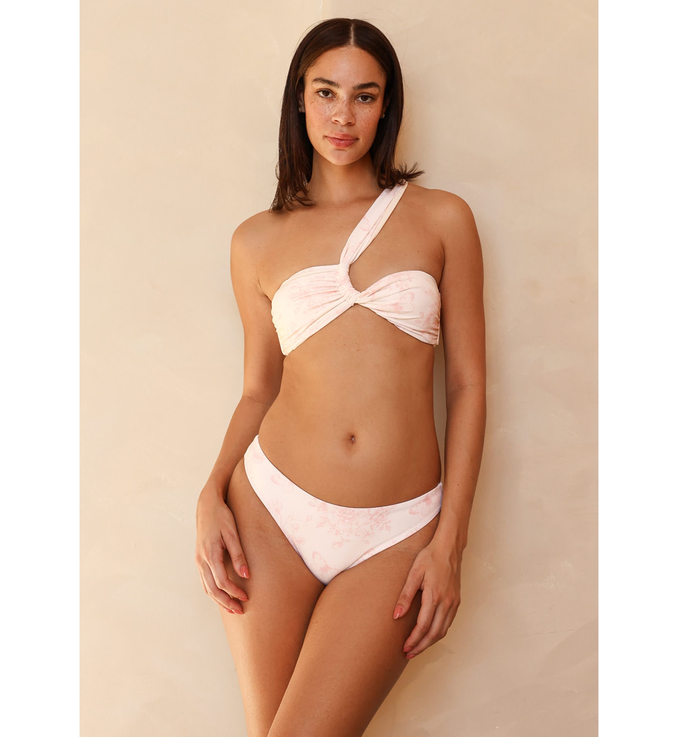Frankie Asymmetrical Bandeau Bikini Top
