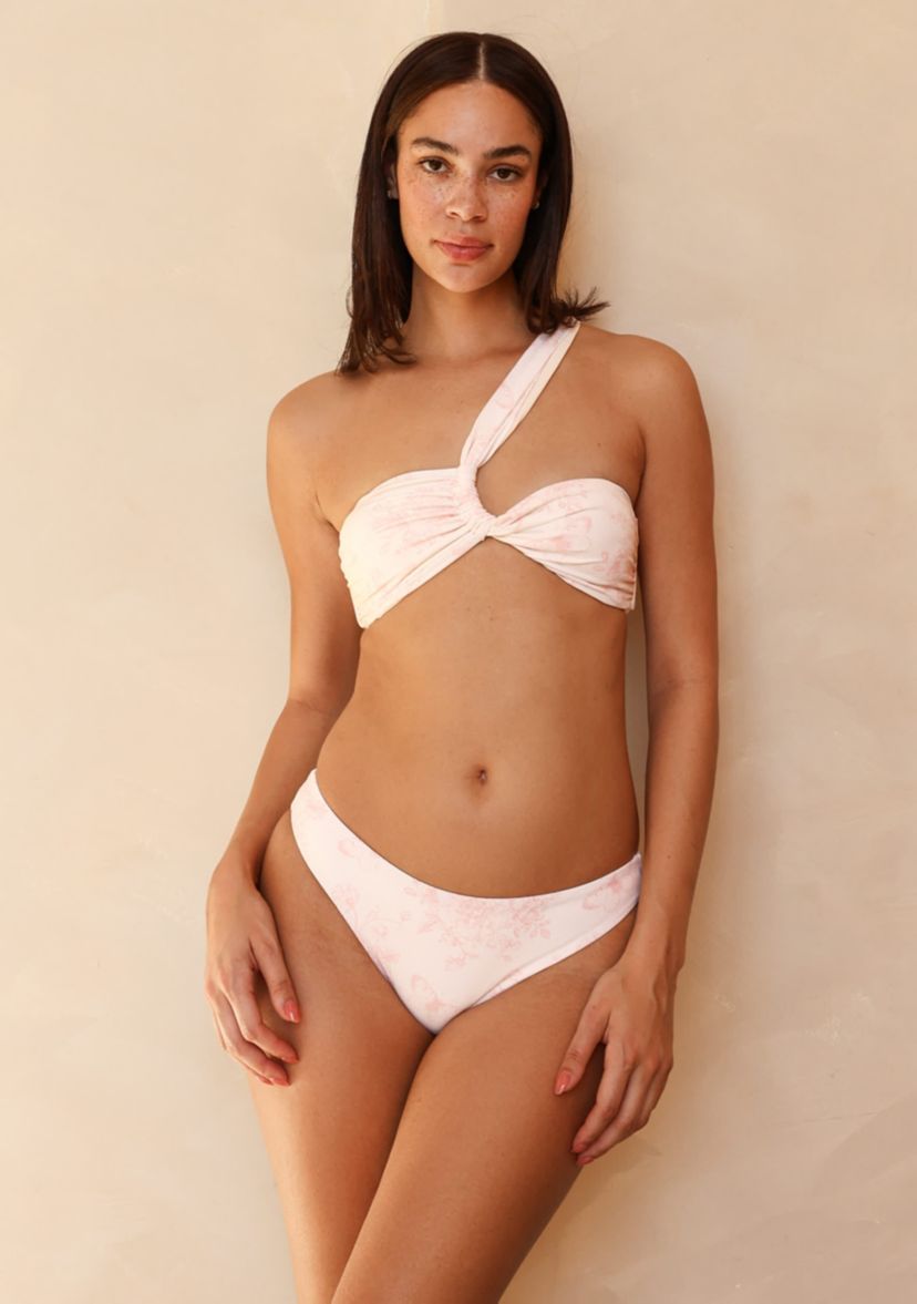Frankie Asymmetrical Bandeau Bikini Top