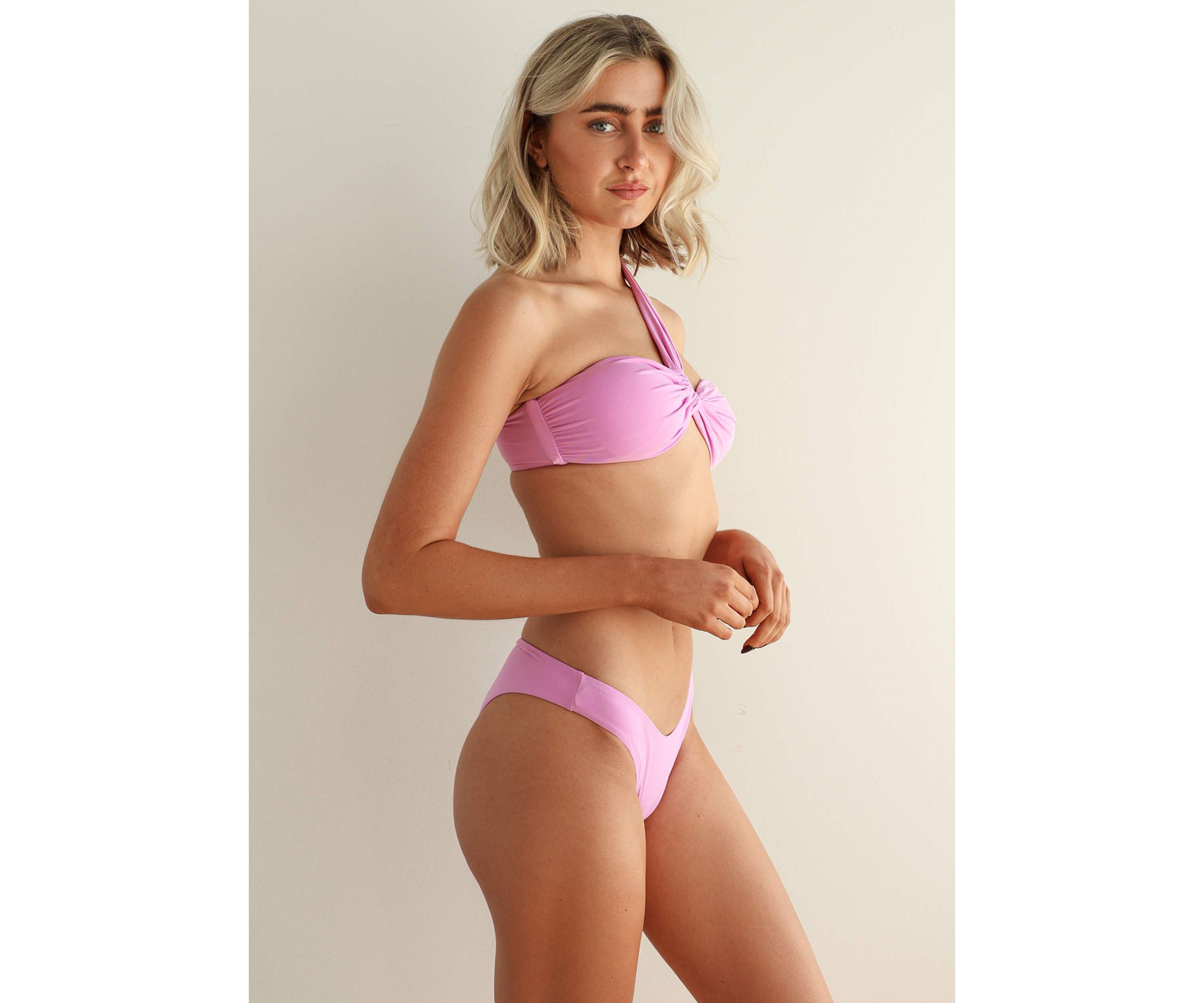 Frankie Asymmetrical Bandeau Bikini Top