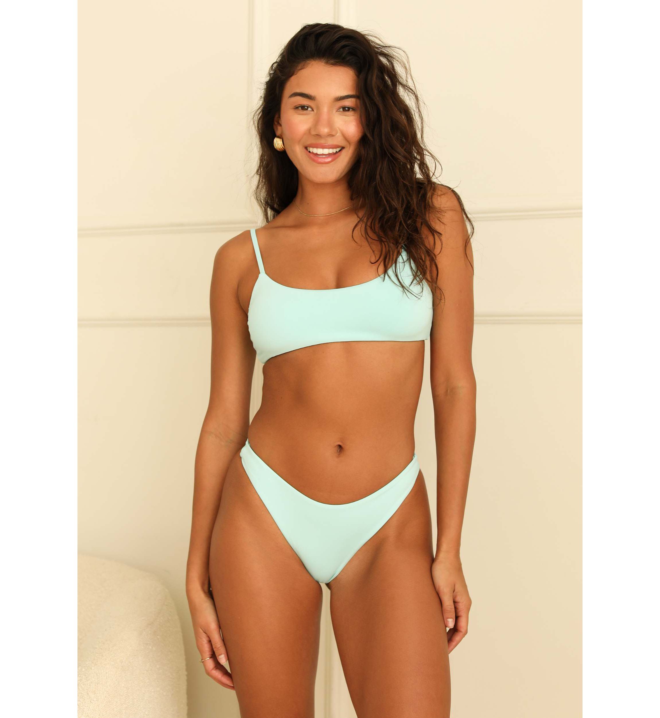 Ayla Scoop Neck Bikini Top