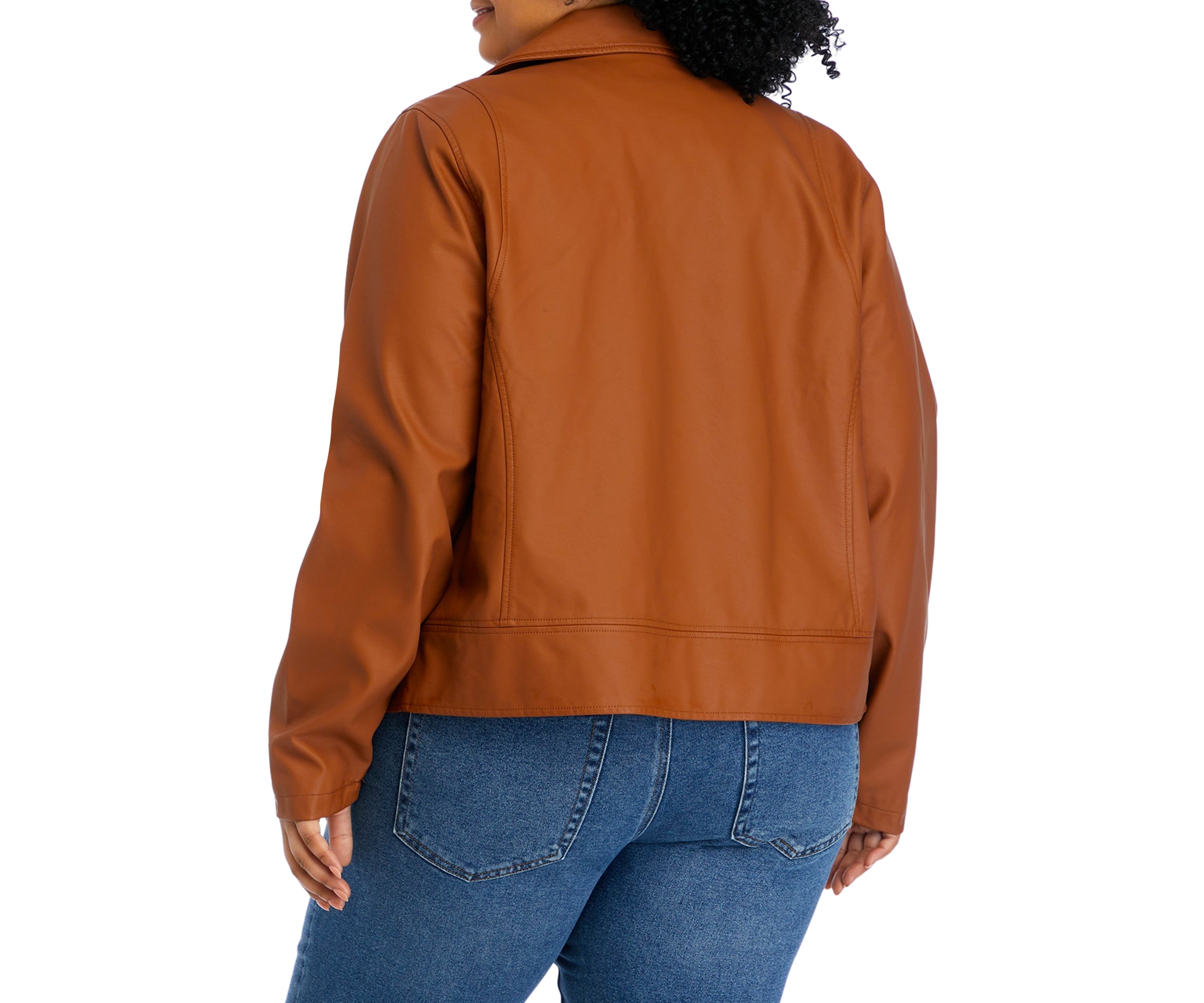 Plus Size Moto Jacket