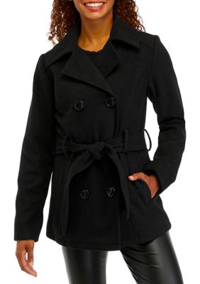 Juniors black outlet peacoat