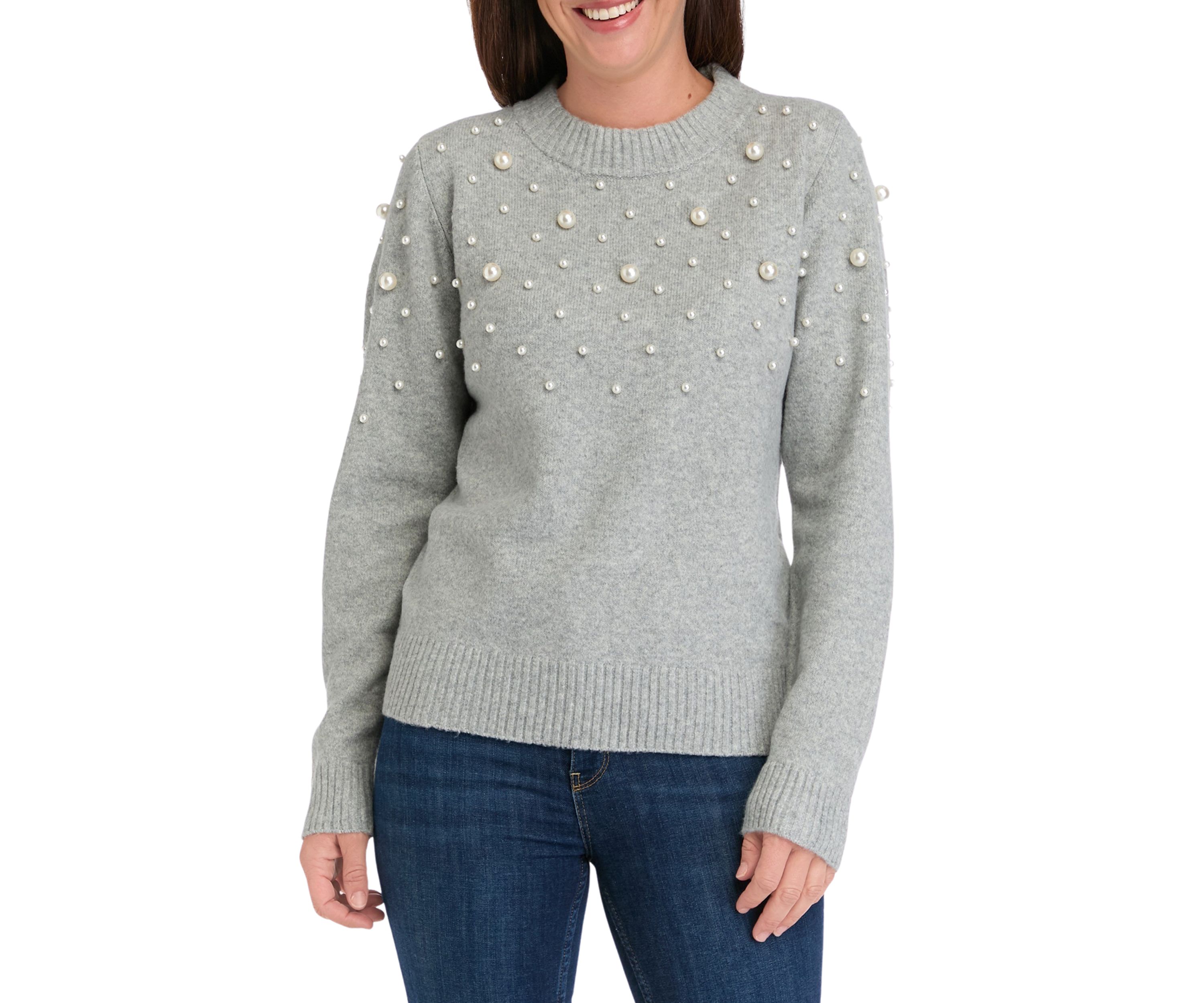 Womens Pearl Pullover Sweater
