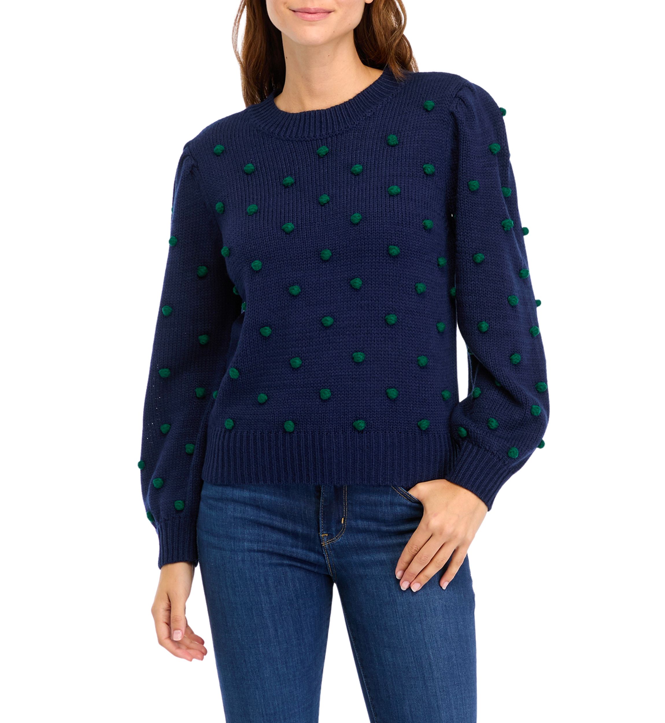 Womens Pom Pom Sweater 