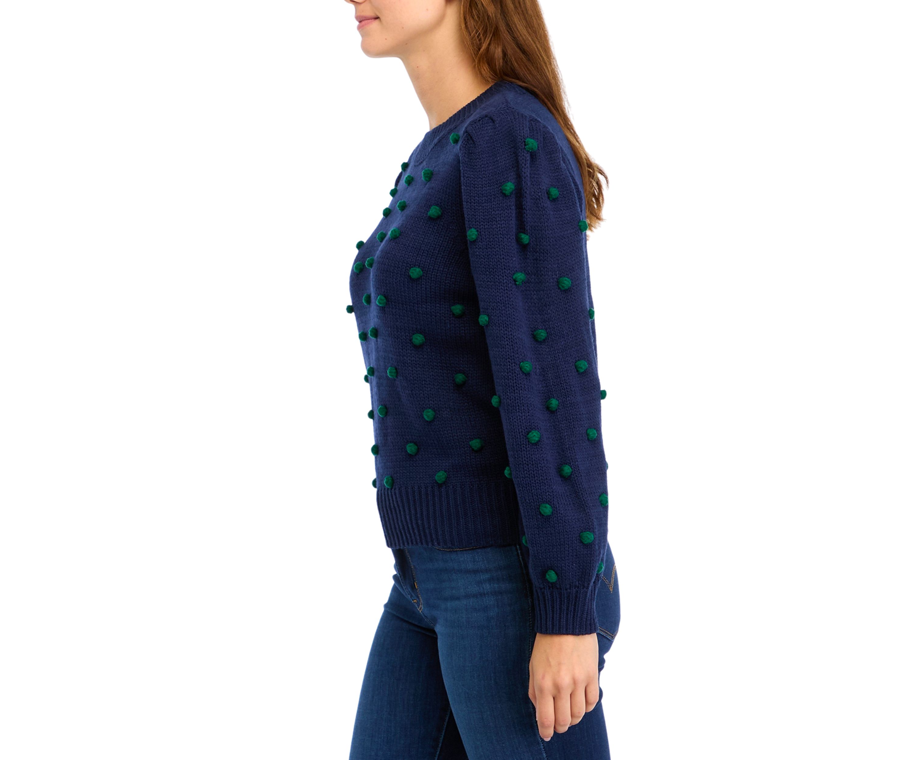 Womens Pom Pom Sweater 