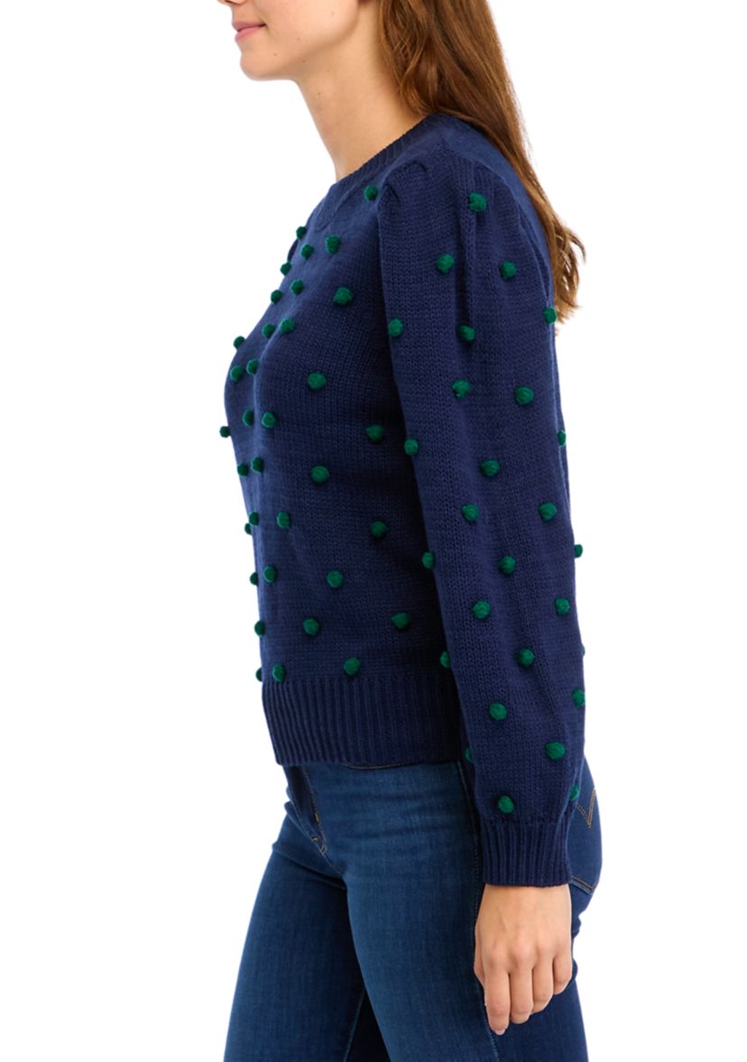Womens Pom Pom Sweater 