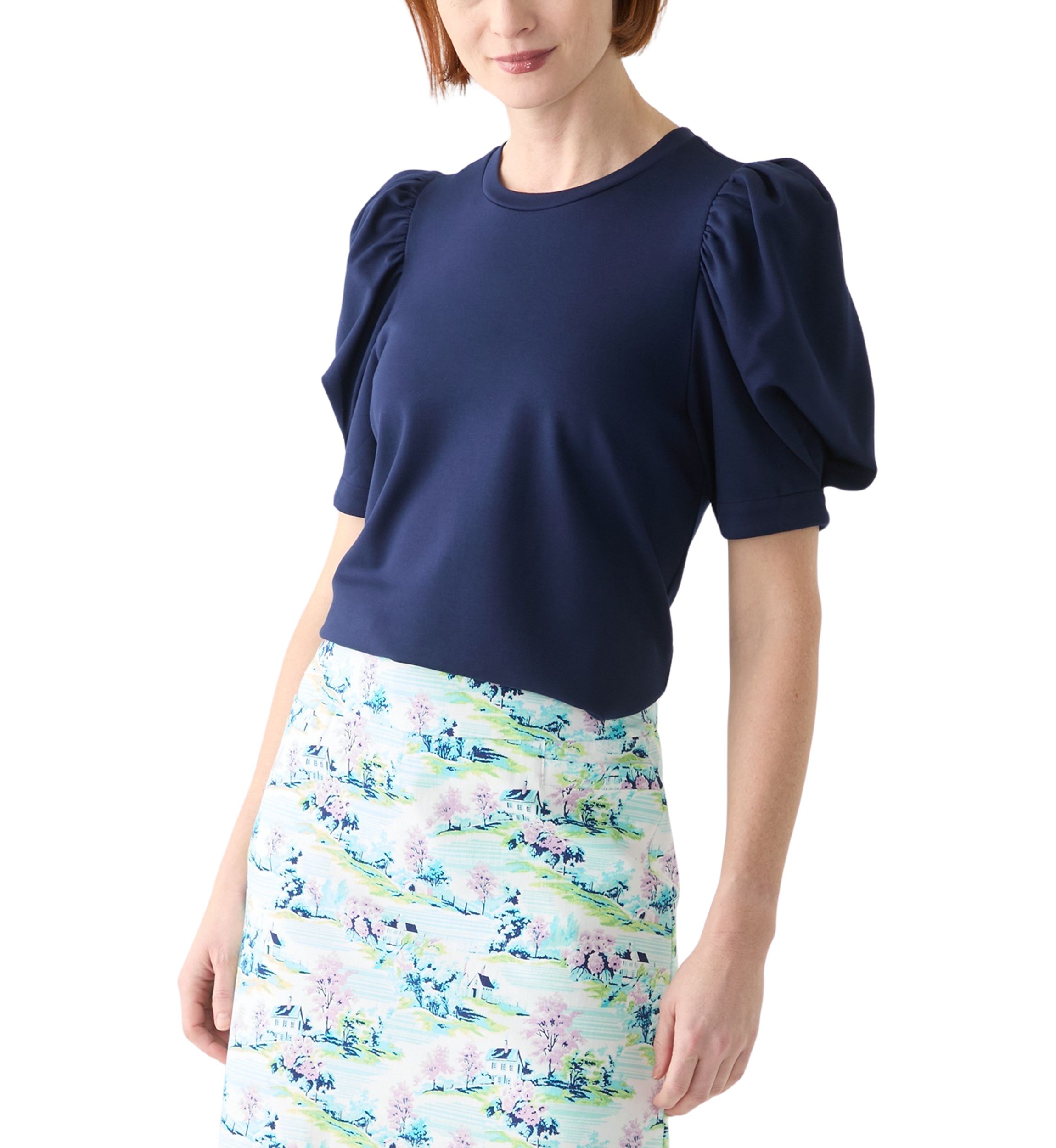 Womens Puff Sleeve Top 
