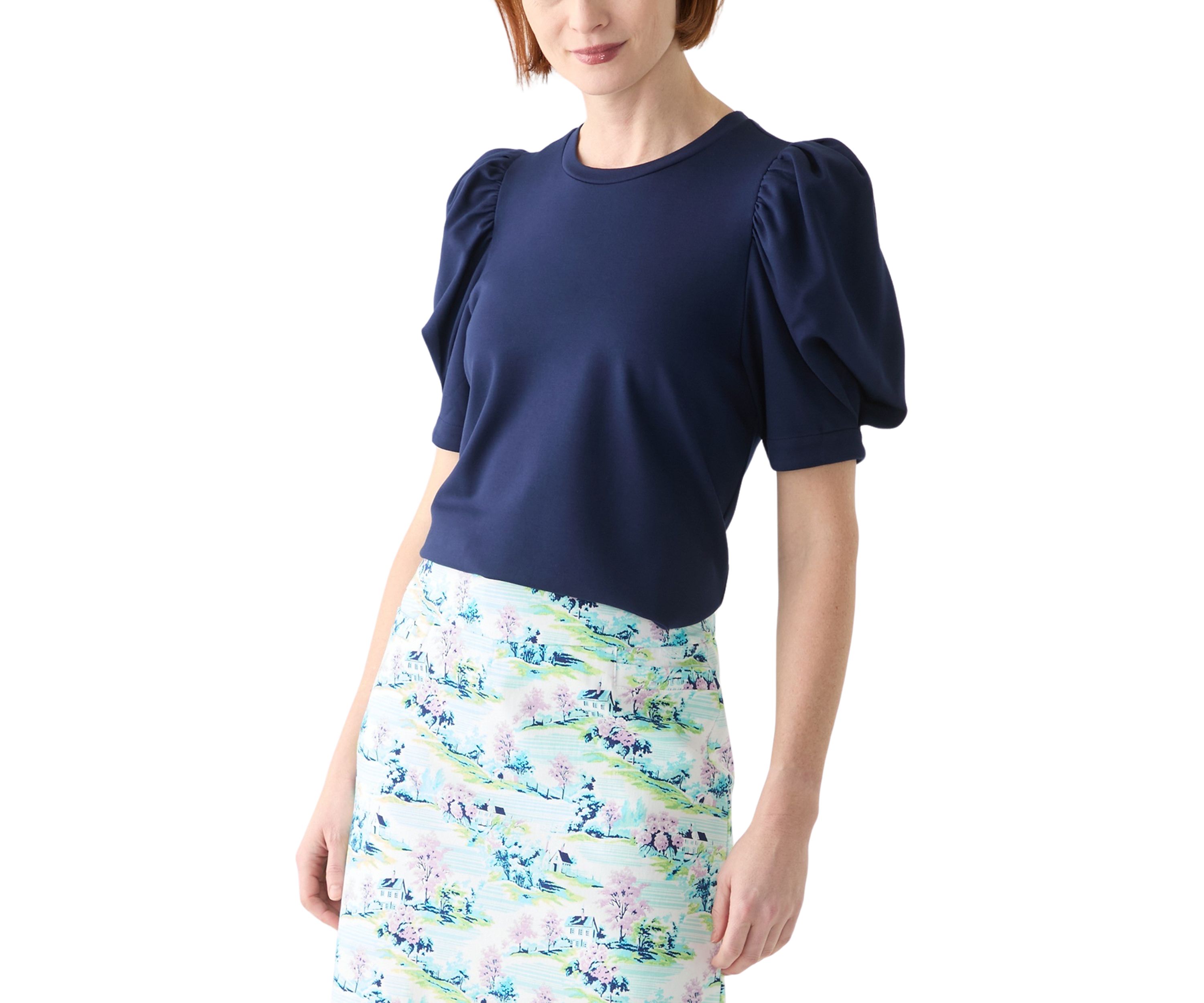 Womens Puff Sleeve Top 