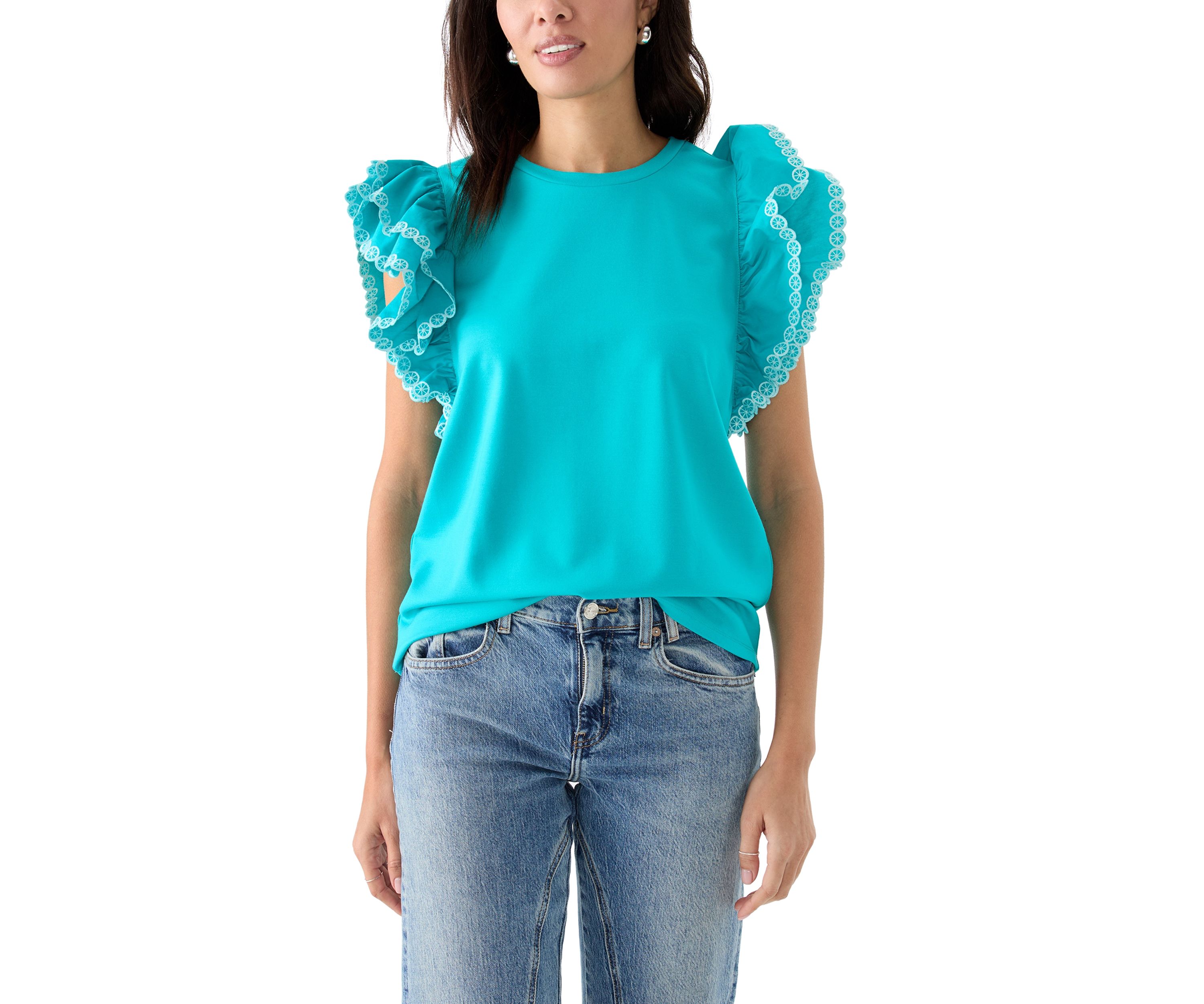 Womens Ruffle Top