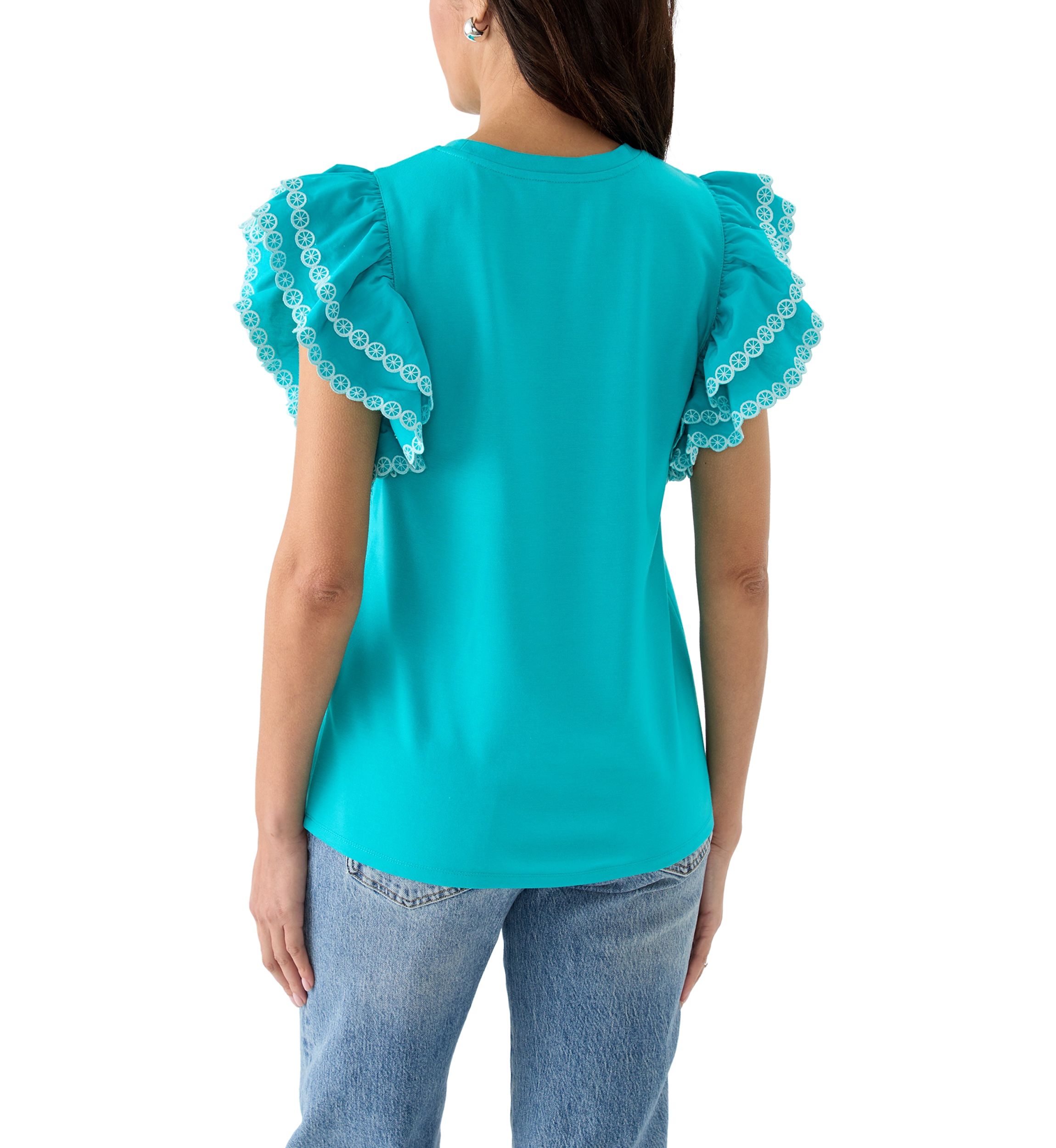 Womens Ruffle Top