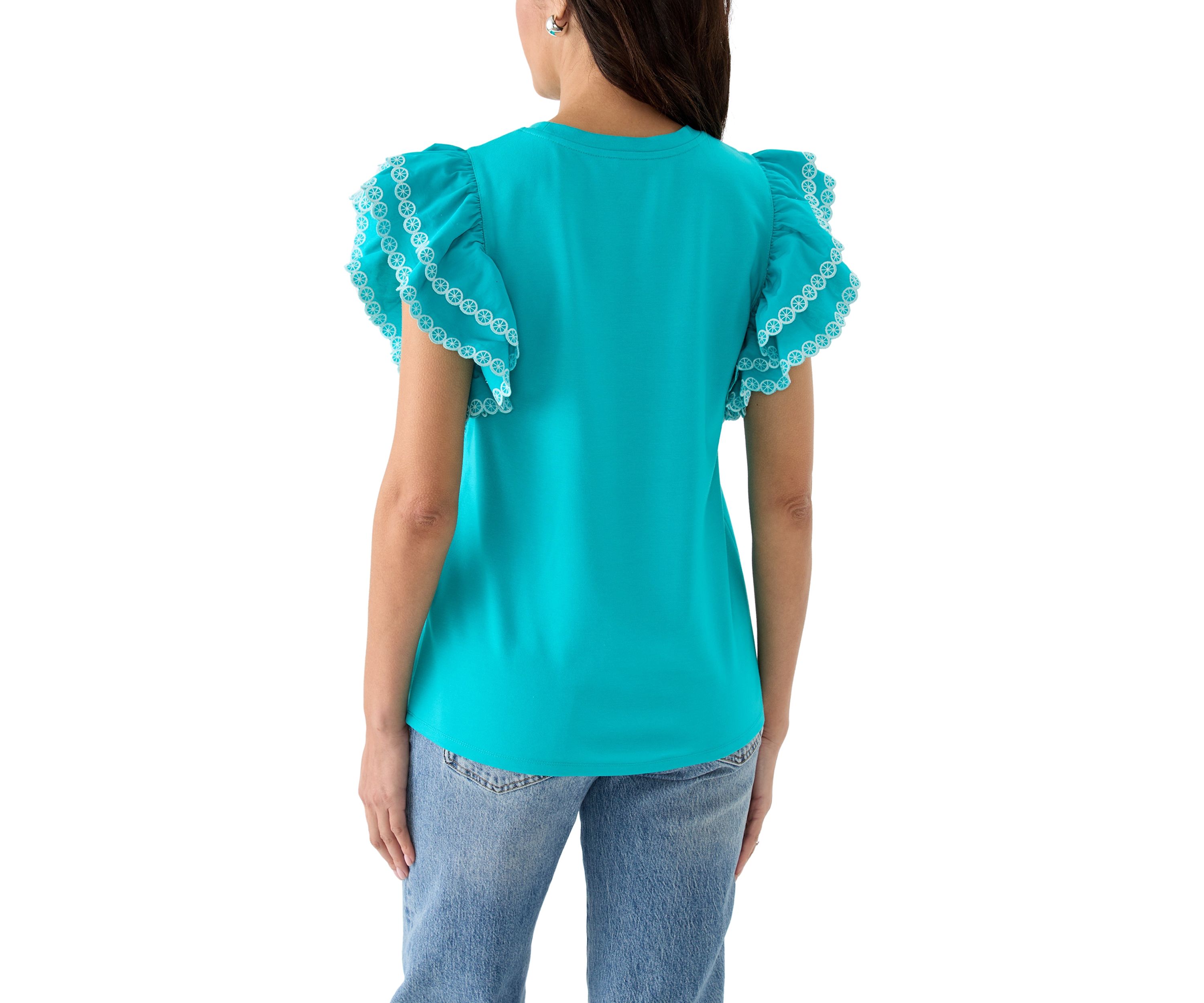 Womens Ruffle Top