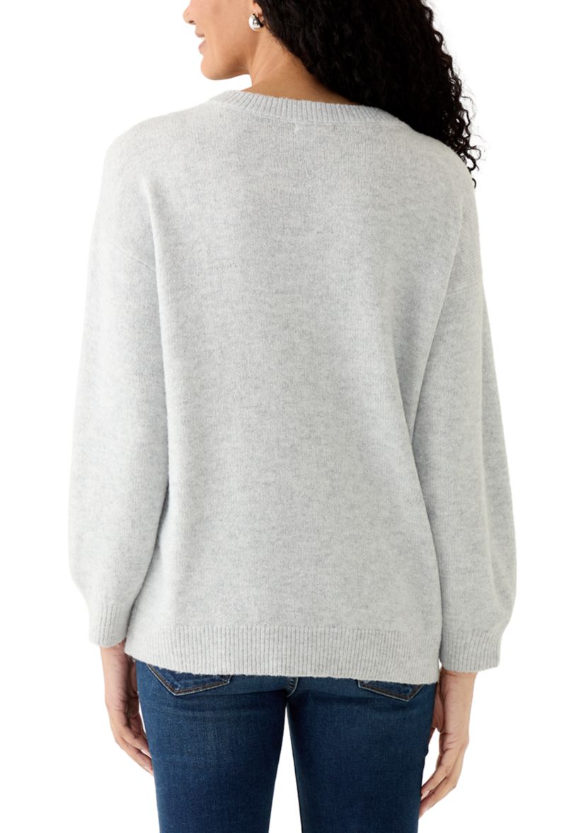 Womens Shine Bow Sweater