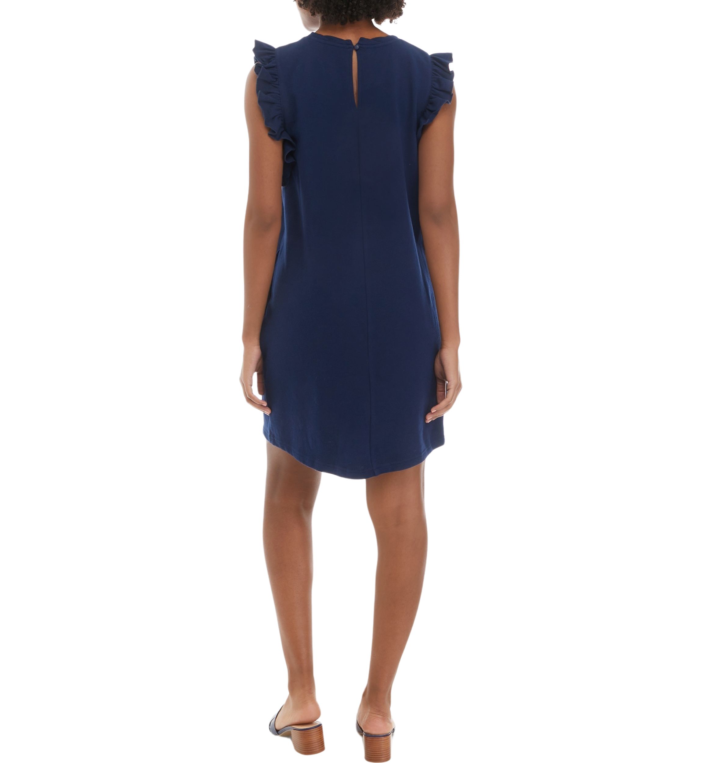 Womens Ruffle Sleeve Dress