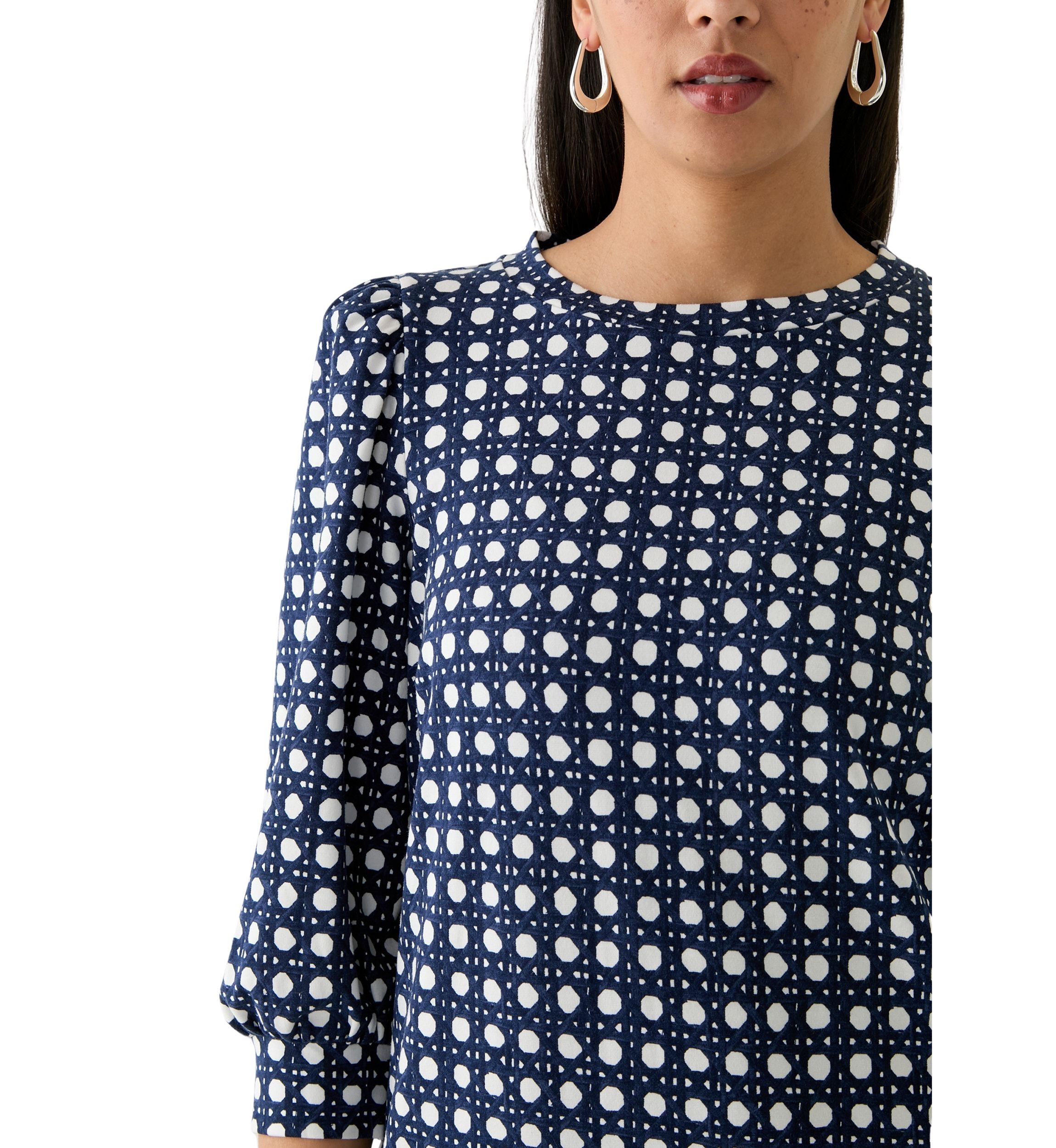 Womens 3/4 Sleeve Ponte Shift Dress