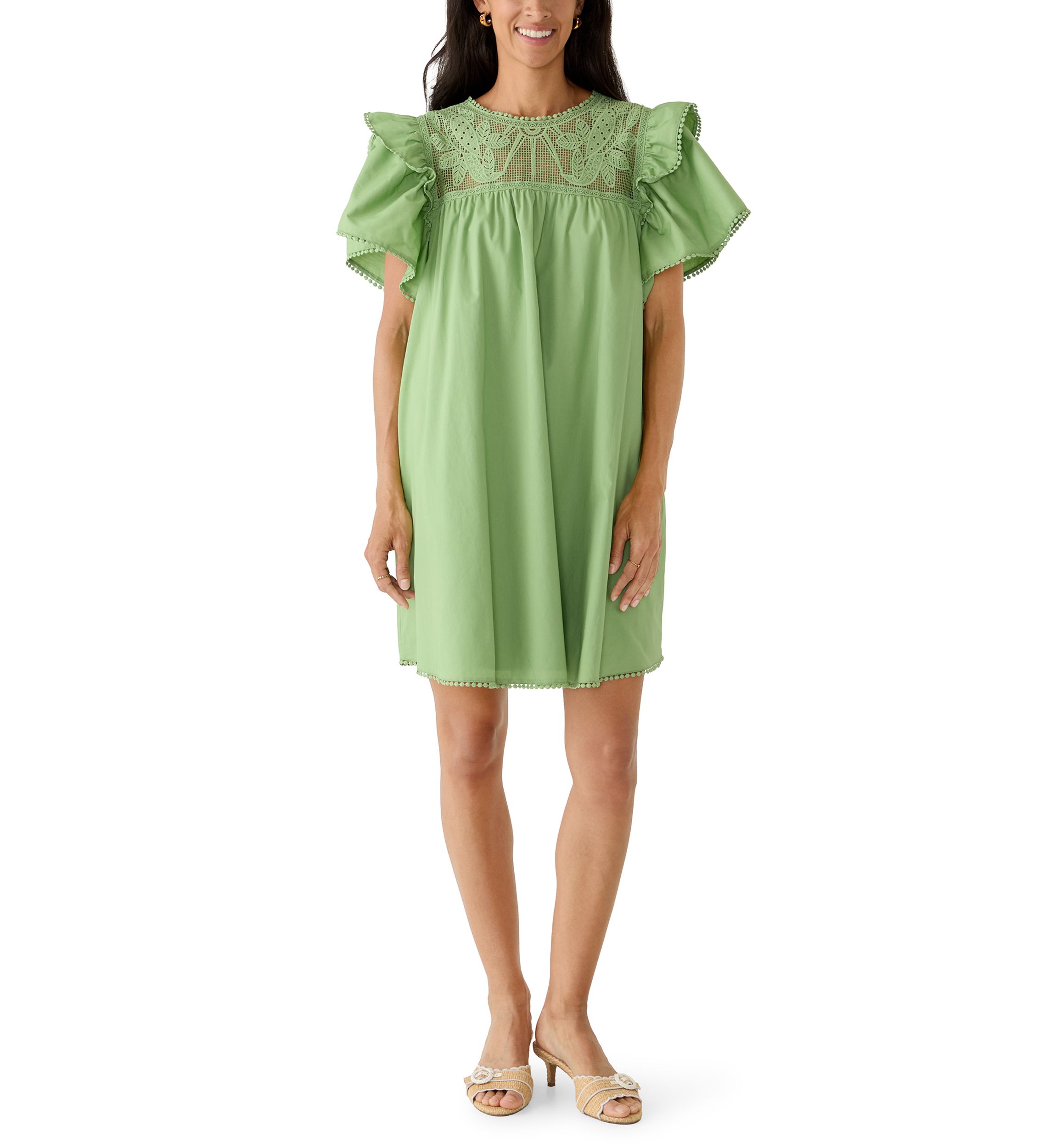 belk emerald green dress Bella and Bloom Boutique main image 0