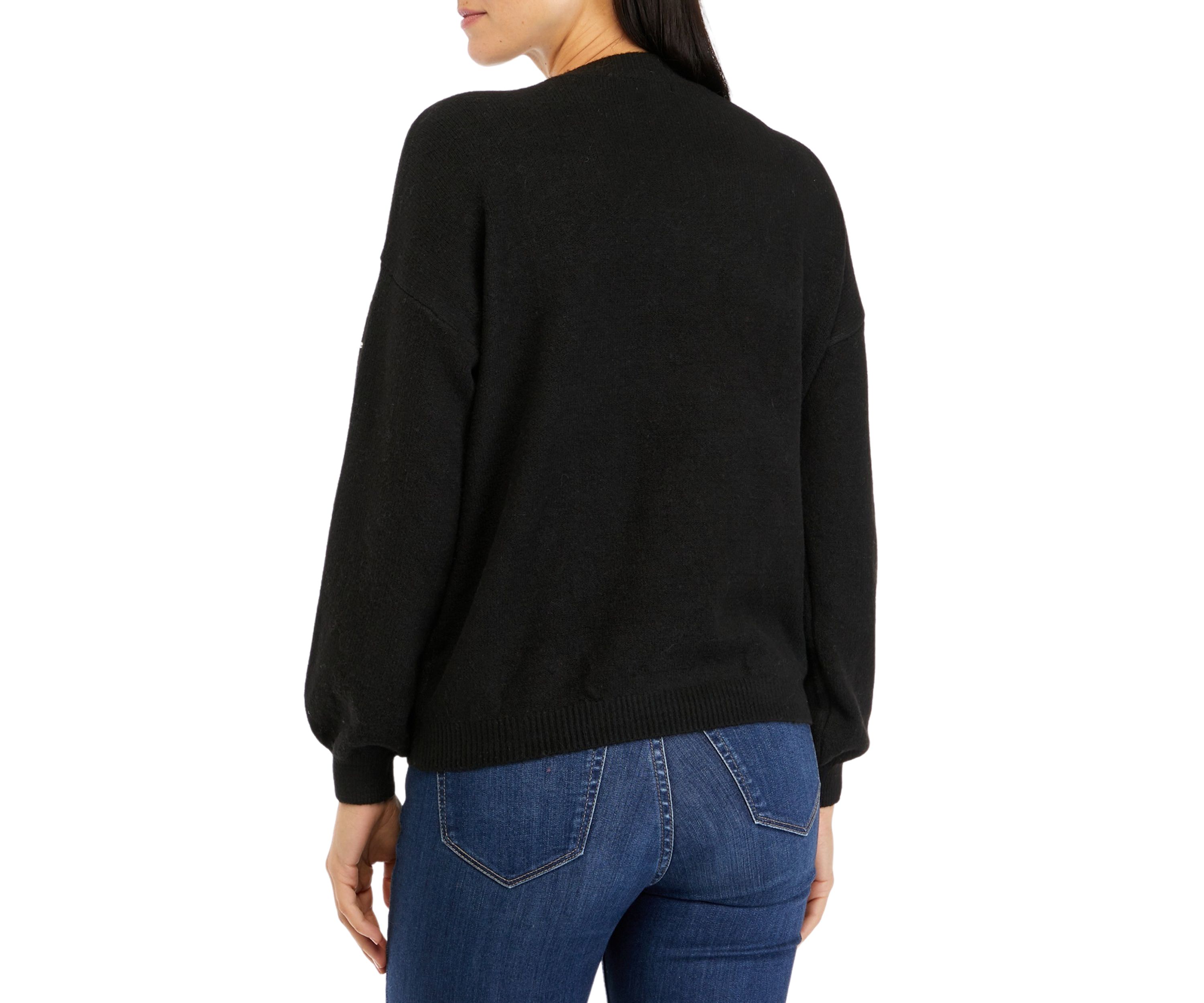 Petite Pearl Jewel Sweater