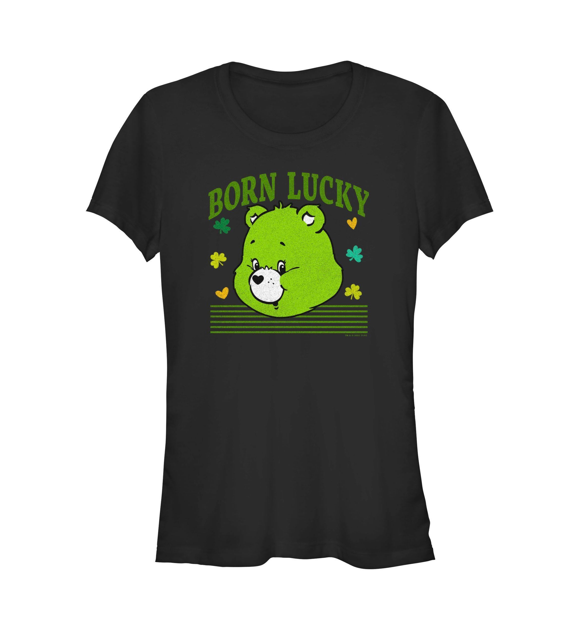 Lucky Bear Head Graphic T-Shirt