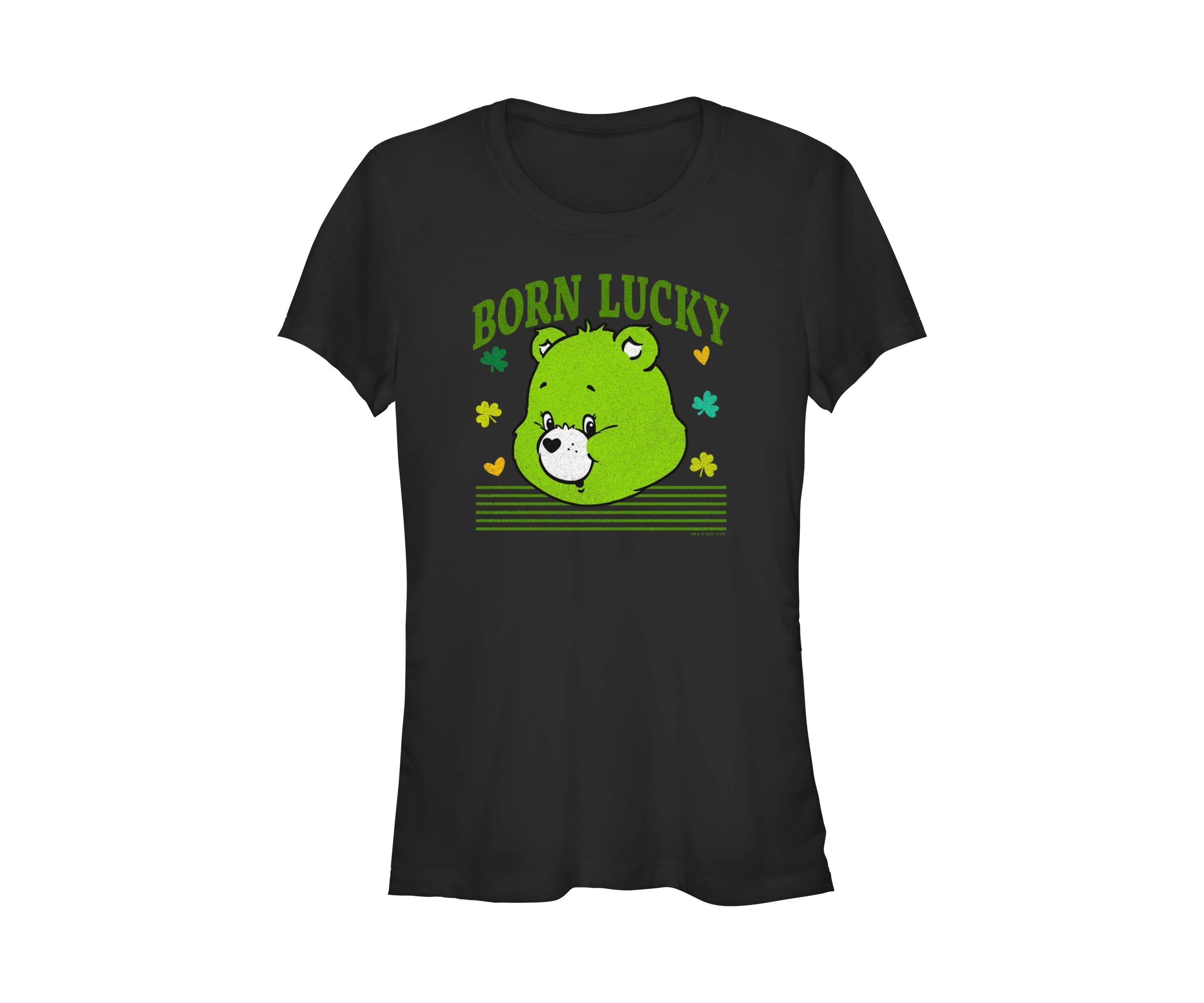 Lucky Bear Head Graphic T-Shirt
