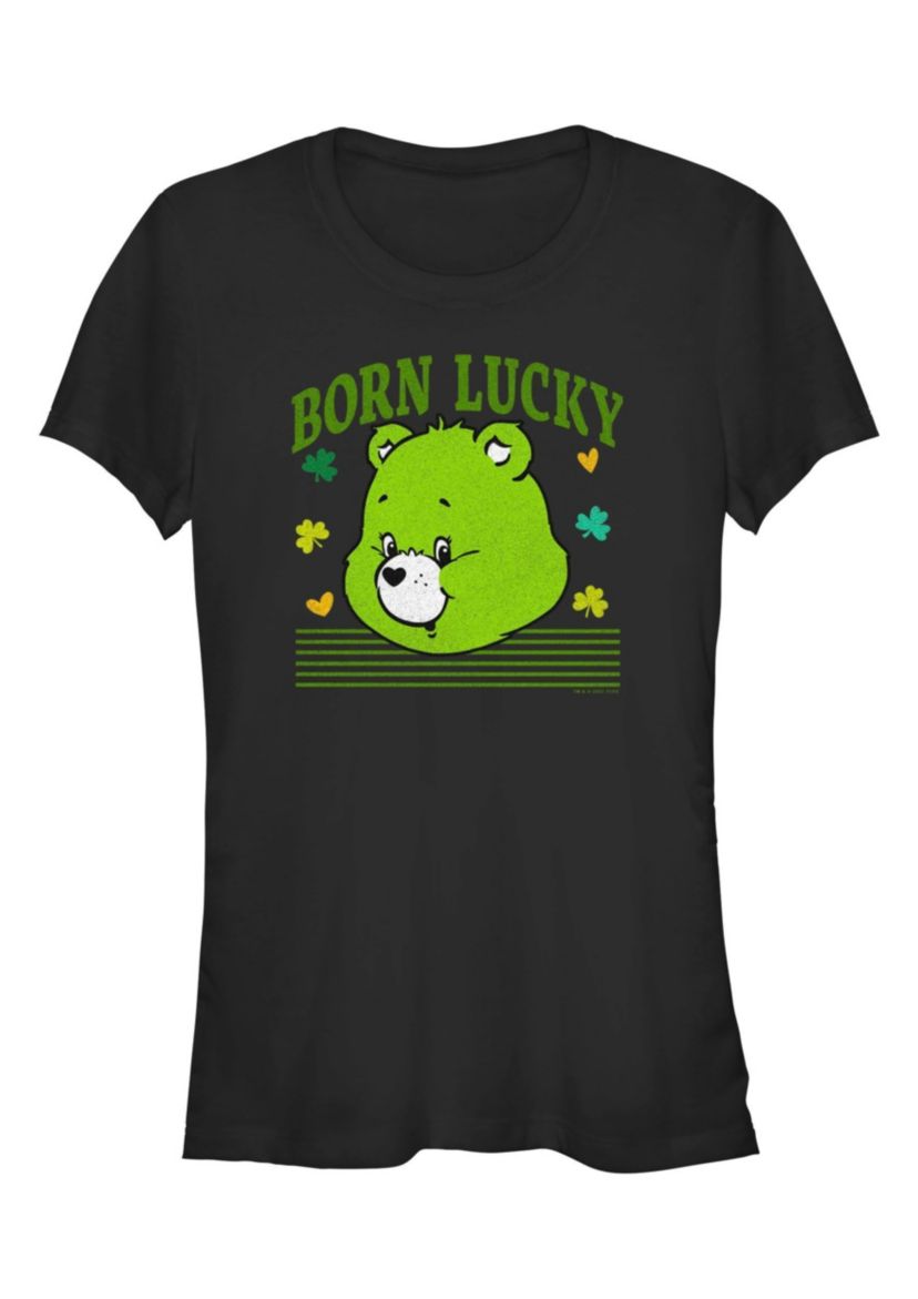 Lucky Bear Head Graphic T-Shirt