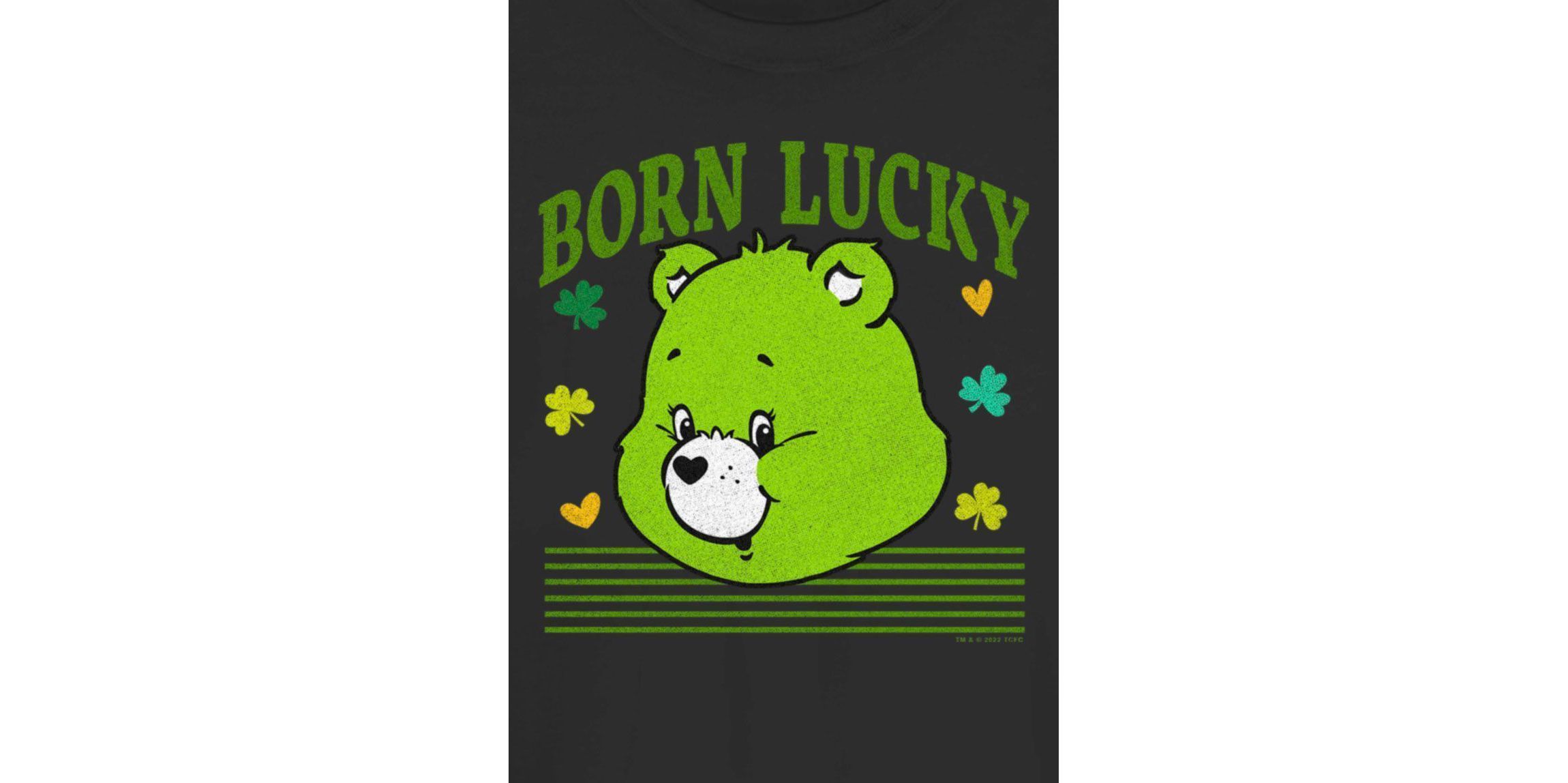Lucky Bear Head Graphic T-Shirt