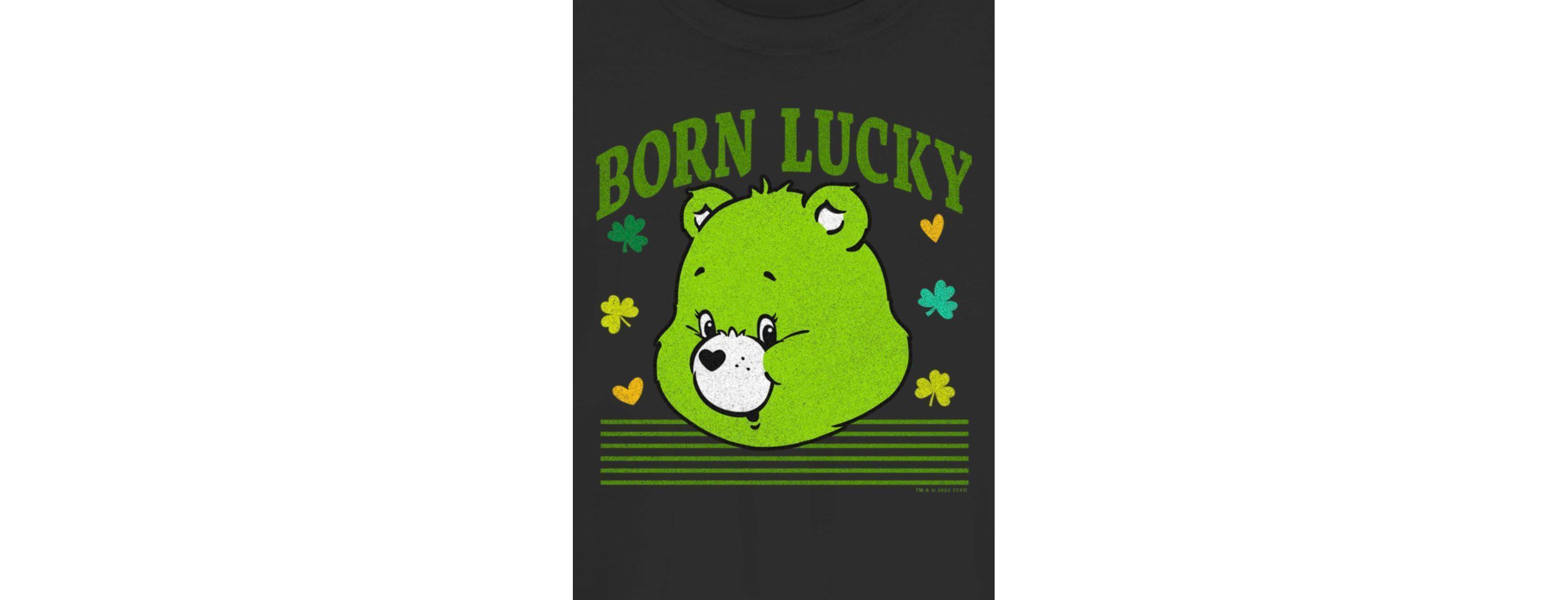 Lucky Bear Head Graphic T-Shirt