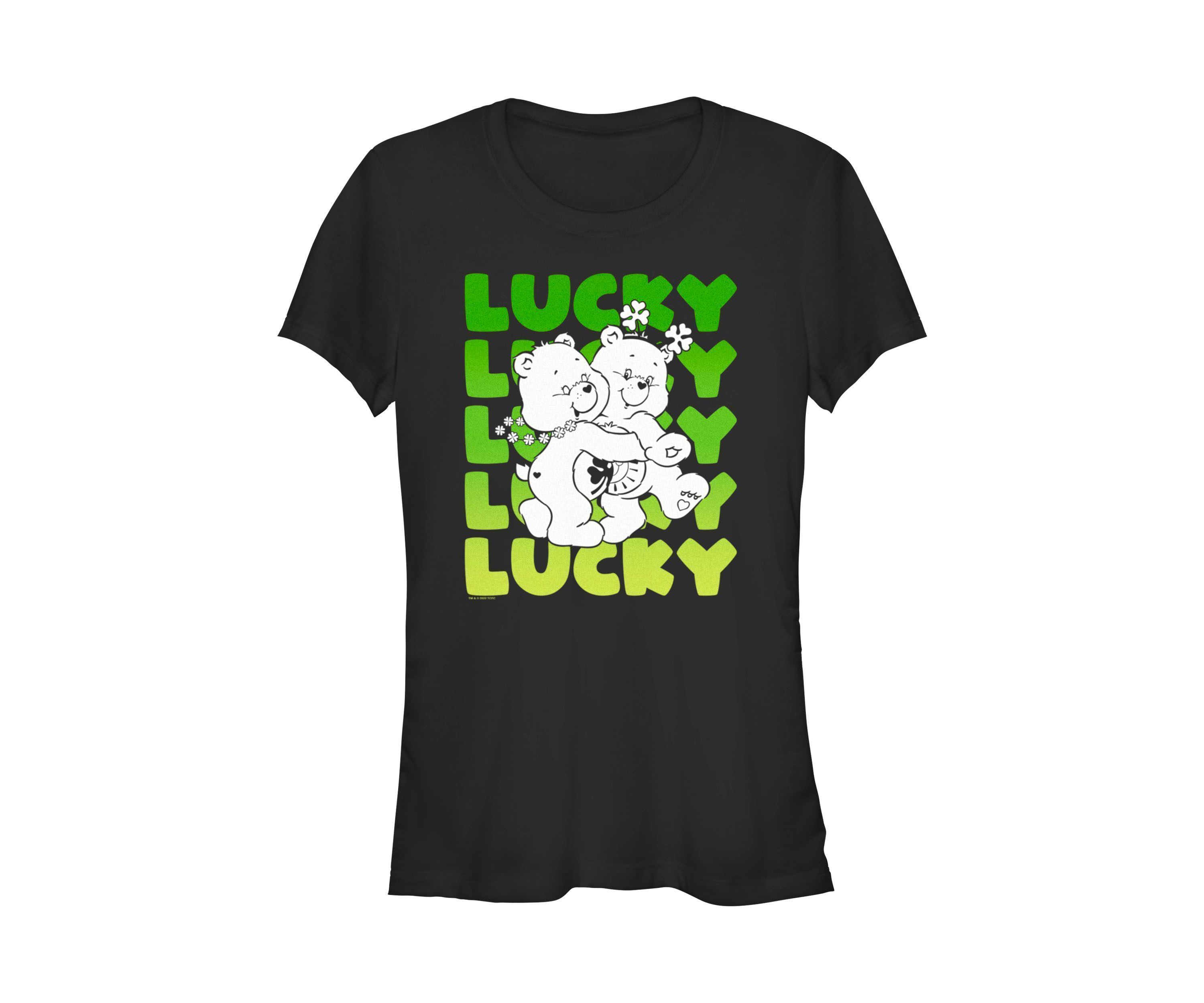 Lucky Text Stack Graphic T-Shirt