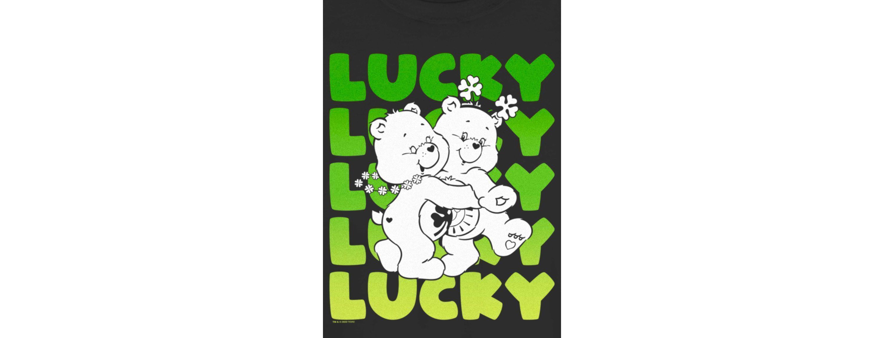 Lucky Text Stack Graphic T-Shirt