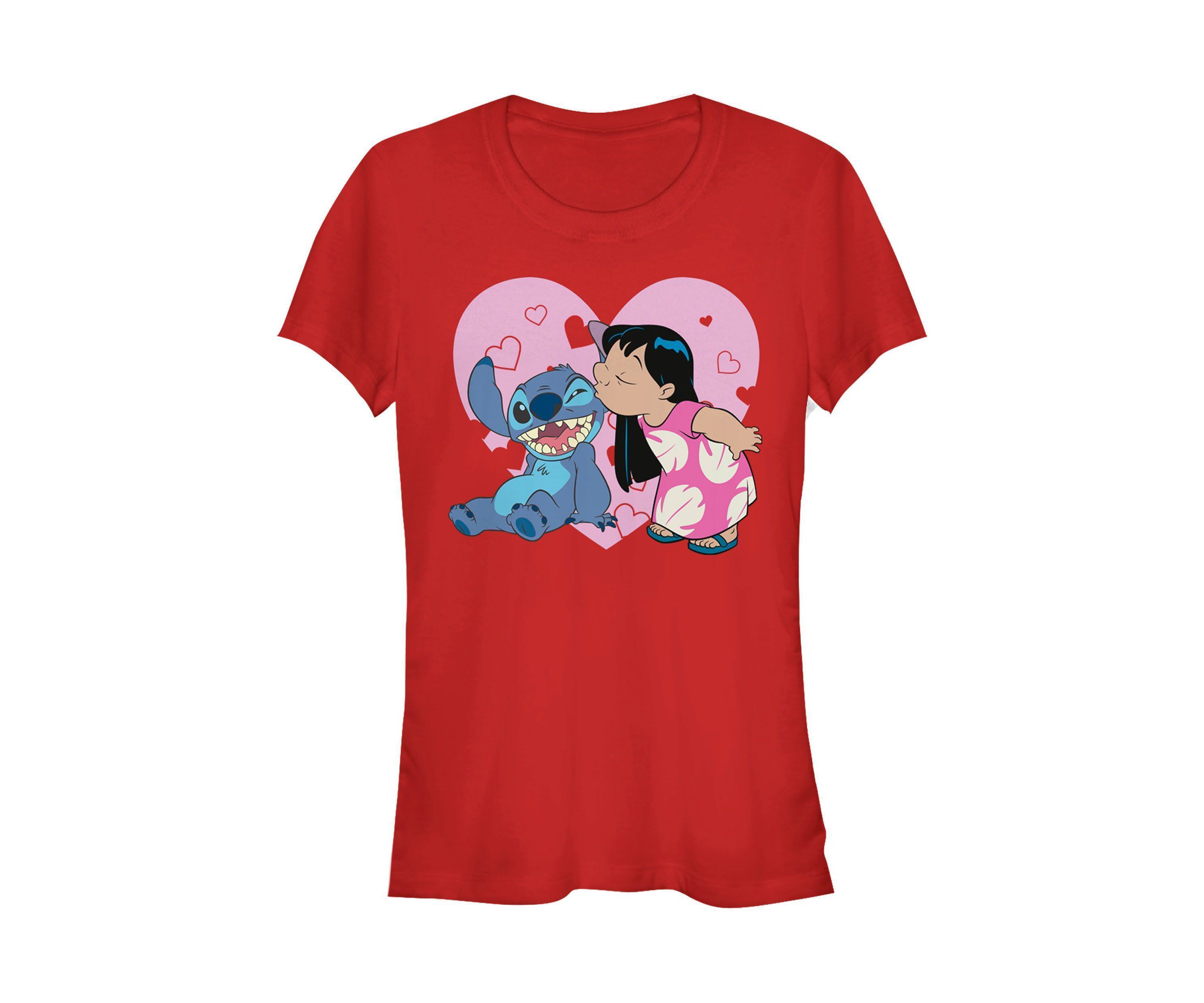 Lilo And Valentines Kisses Graphic T-Shirt