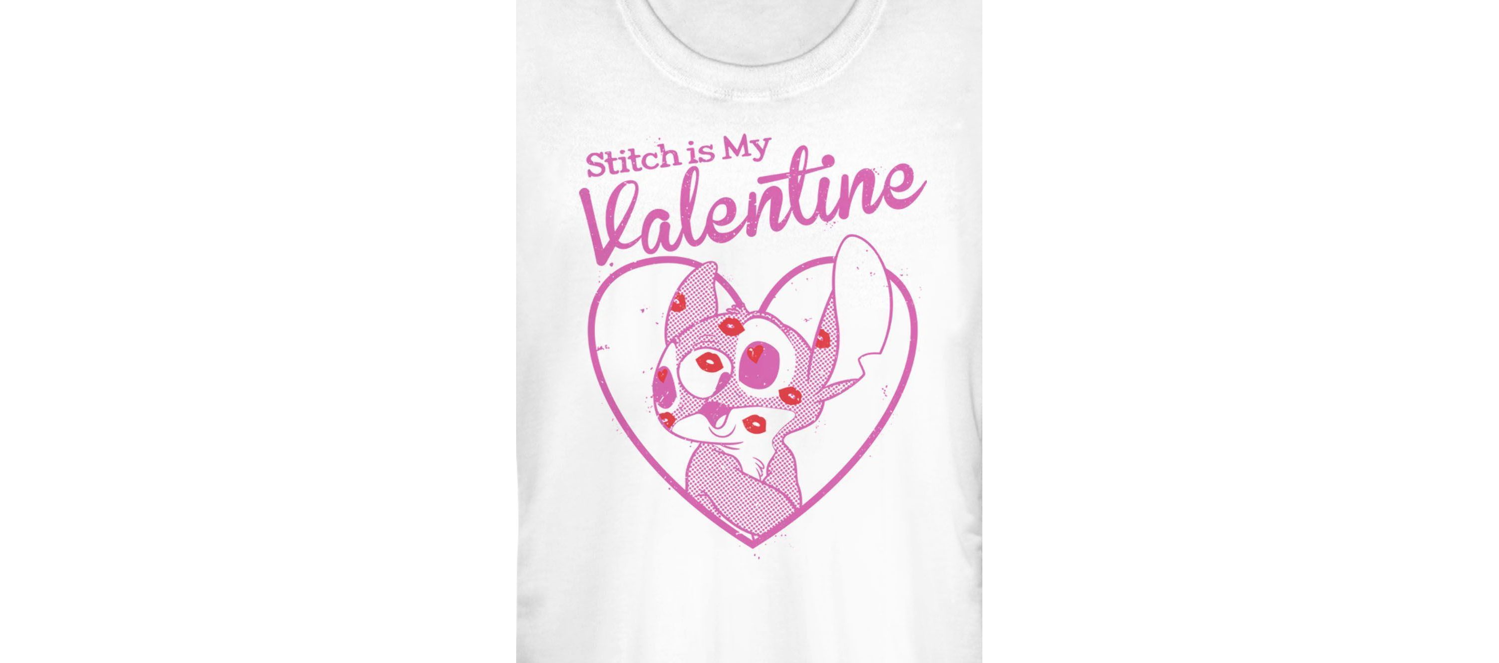 Stitch Valentine Graphic T-Shirt