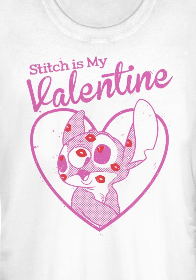 Stitch Valentine Graphic T-Shirt