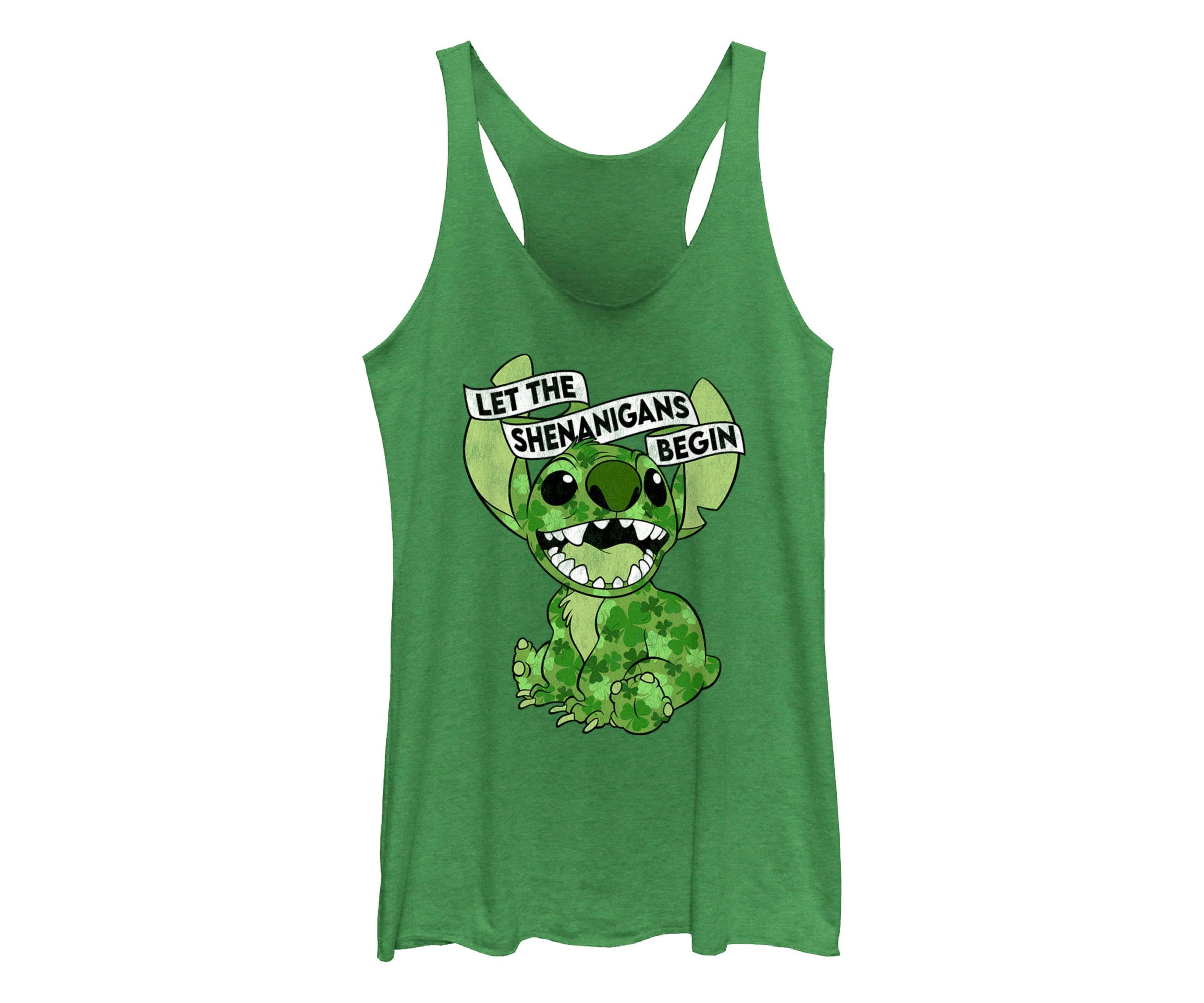 Stitch Clovers Graphic Tank