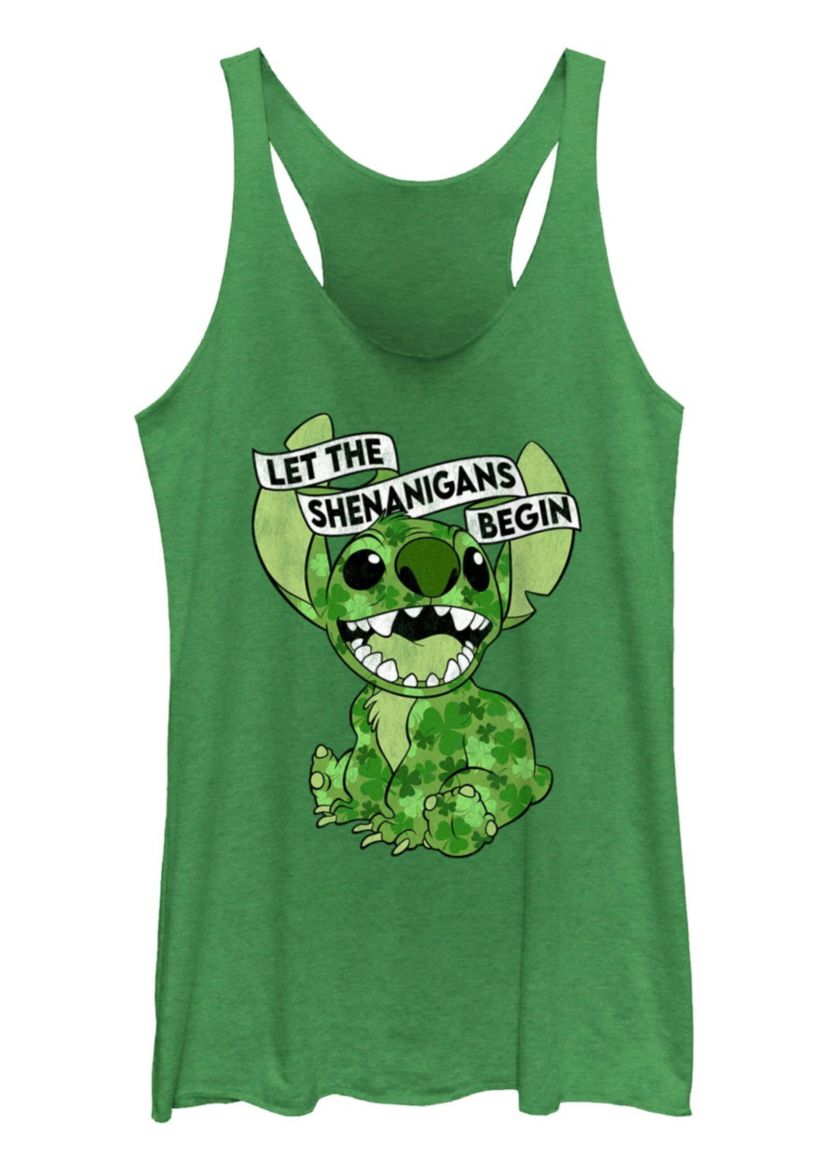 Stitch Clovers Graphic Tank